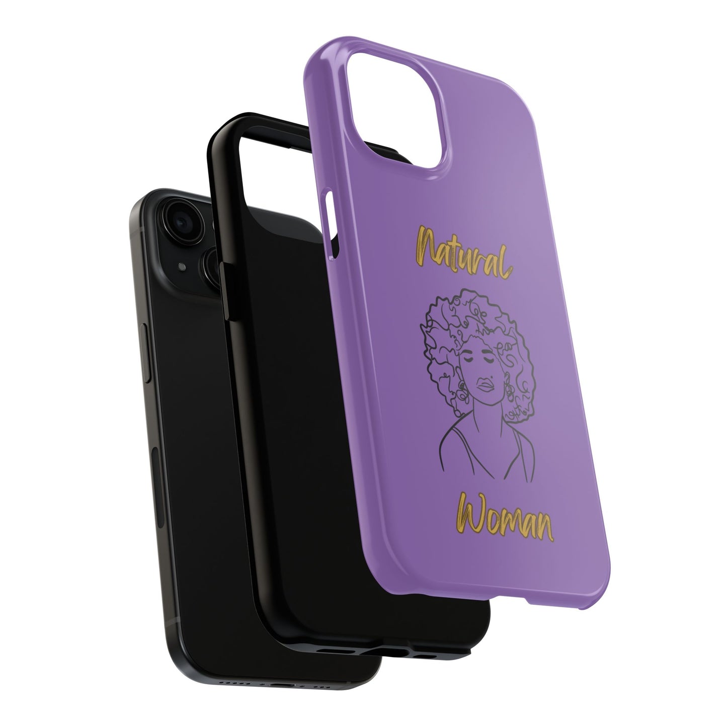 Natural Woman All About Me (BL)Tough Phone Cases LIGHT PURPLE