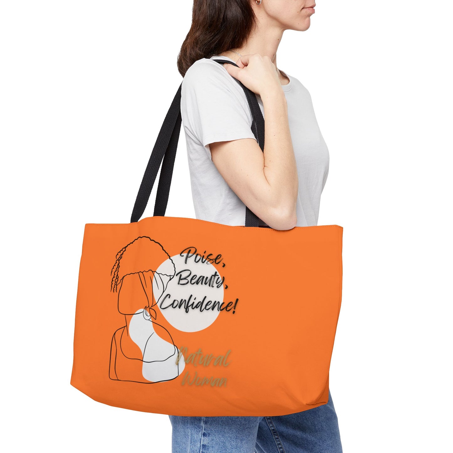 Natural Woman Puff (BL) Weekender Tote Bag CRUSTA