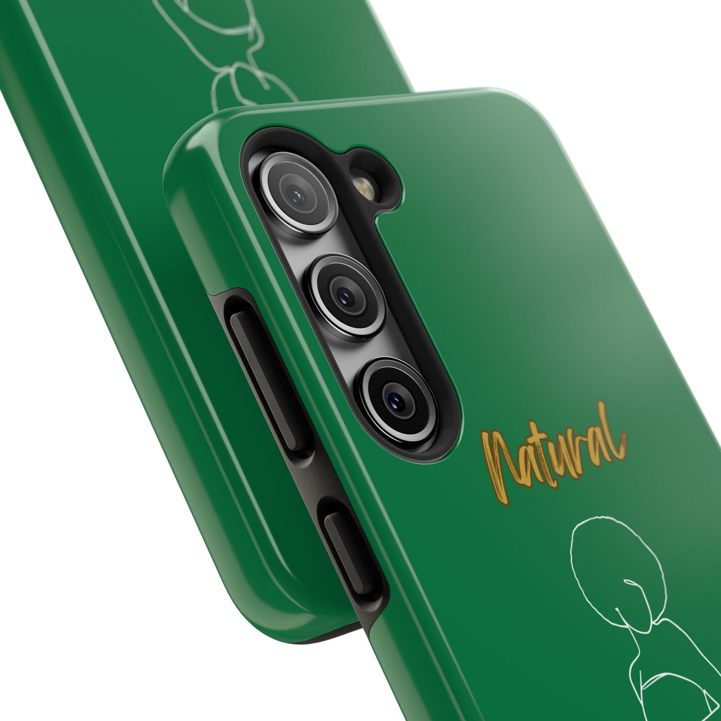 Natural Woman Sho Nuff (WL)Tough Phone Cases DARK GREEN