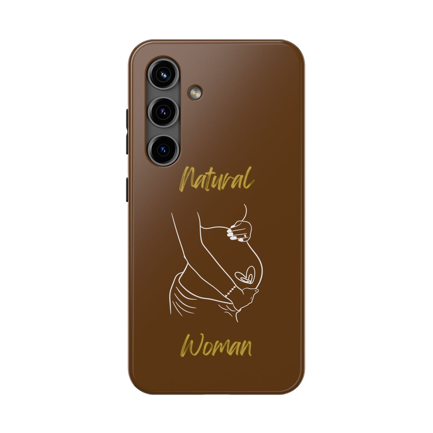 Natural Woman Loved In & Out (WL)Tough Phone Cases BROWN