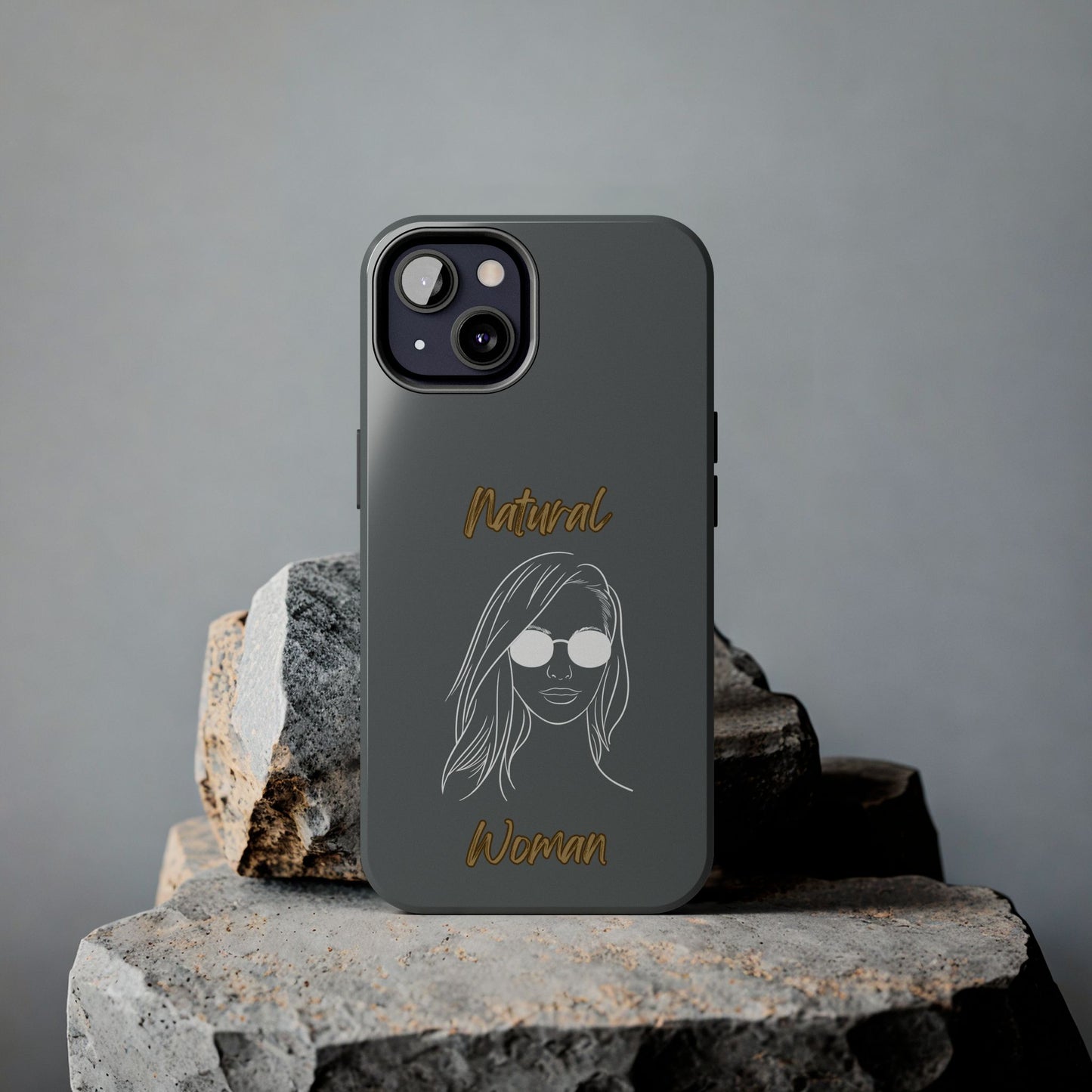 Natural Woman Shades (WL)Tough Phone Cases DARK GREY