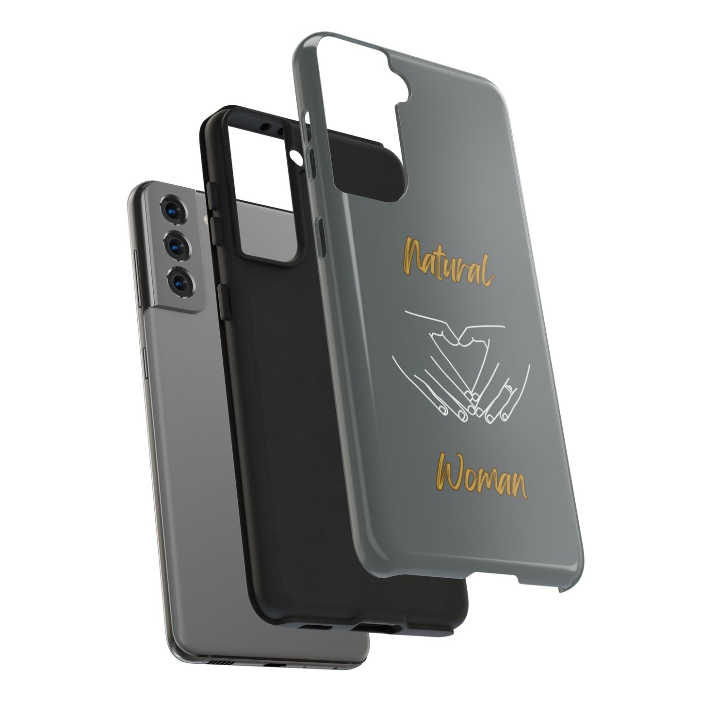 Natural Woman I Love You (WL)Tough Phone Cases DARK GREY