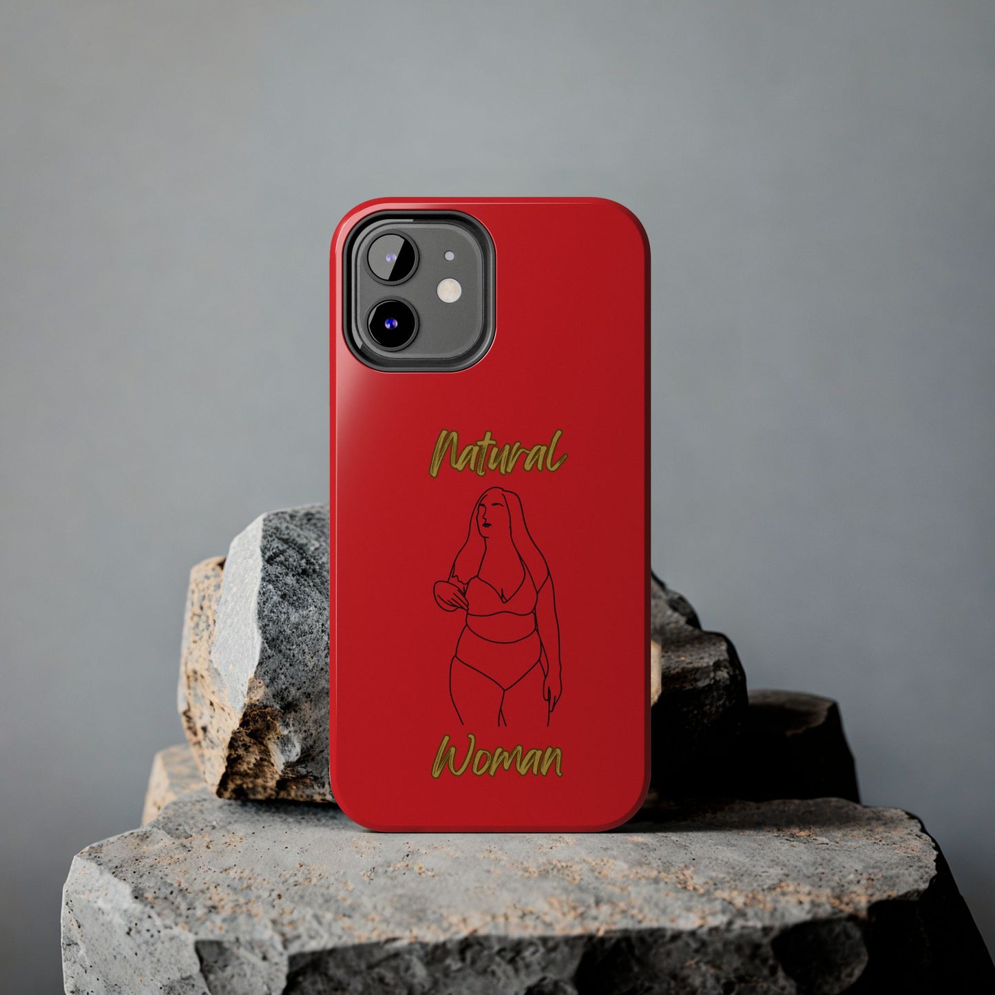Natural Woman Full Beauty (BL)Tough Phone Cases RED