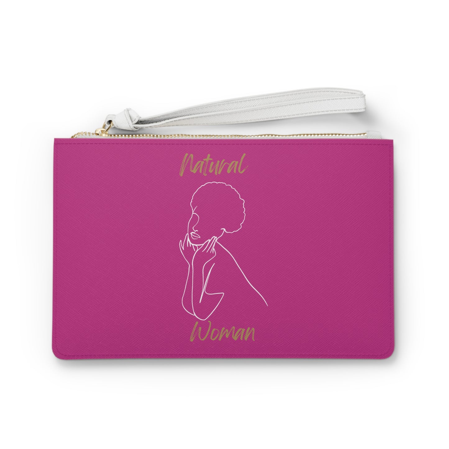 Natural Woman Cute Afro (WL) Clutch Bag PINK