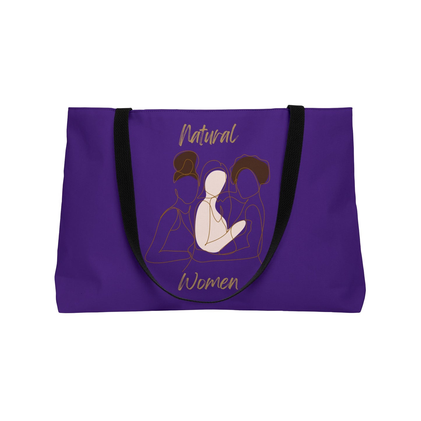 Natural Women Friends (BL) Weekender Tote Bag PURPLE