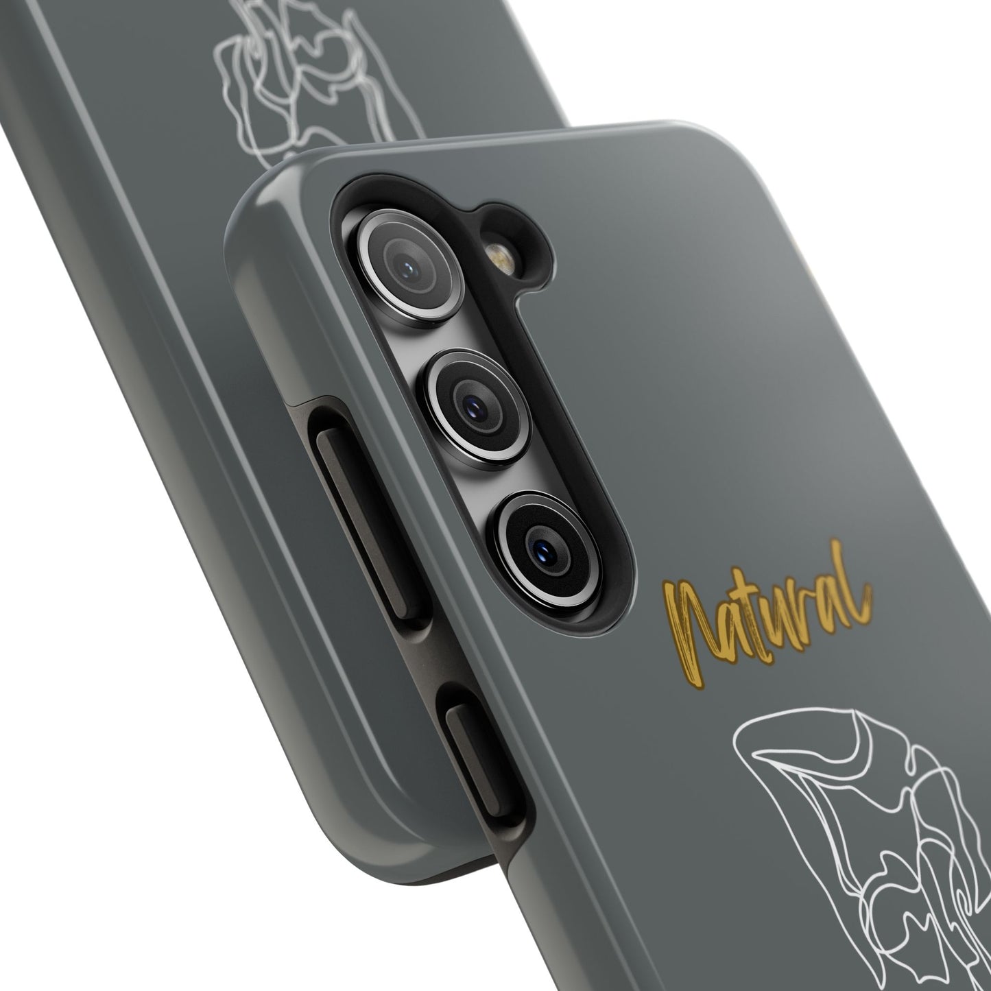 Natural Woman Flexible (WL)Tough Phone Cases DARK GREY