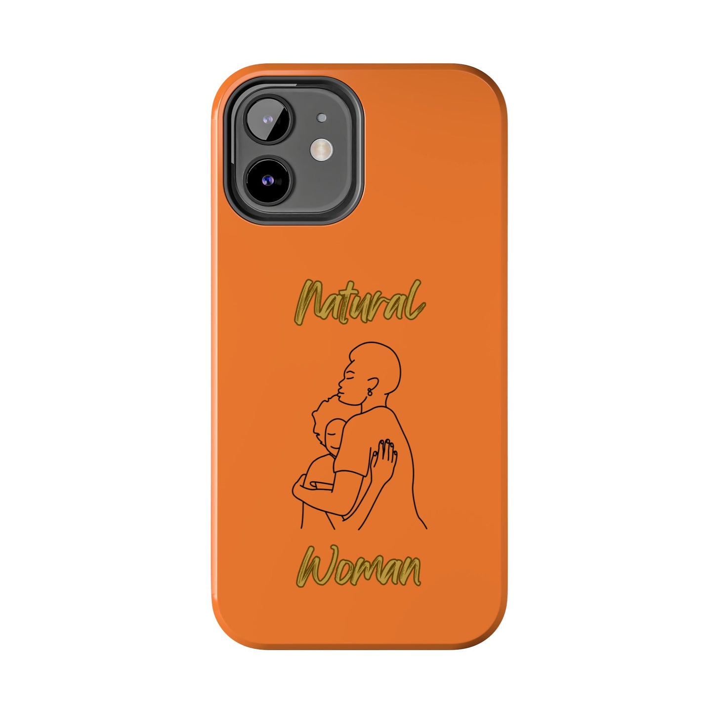 Natural Woman Safe With Momma (BL) Tough Phone Cases CRUSTA