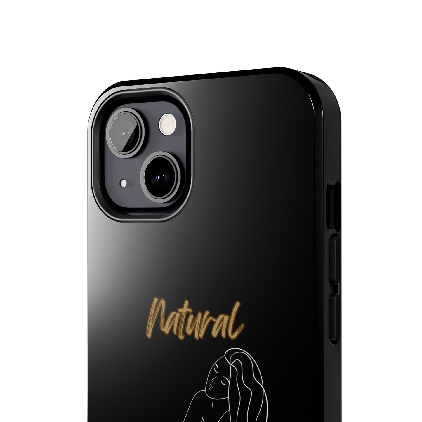 Natural Woman Beauty (WL) Tough Phone Cases BLACK