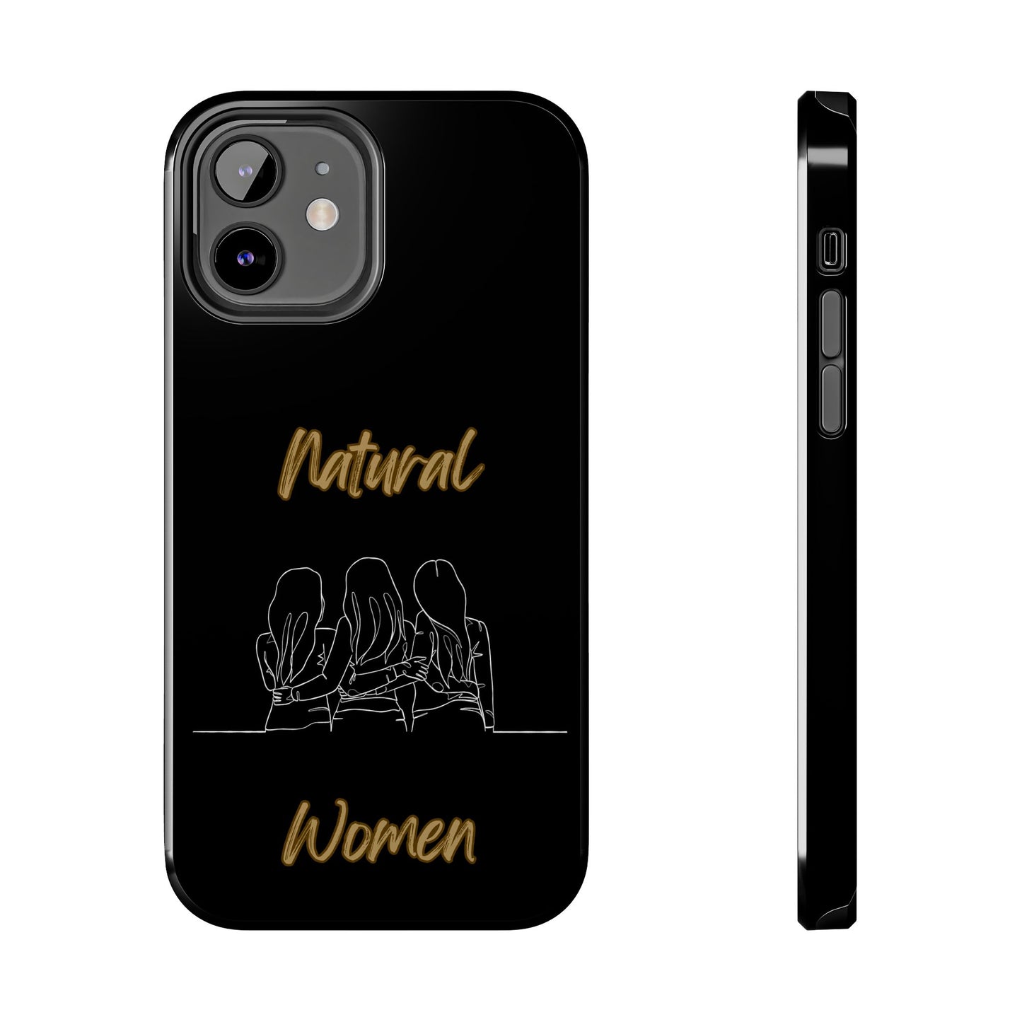 Natural Woman Loving Friends (WL) Tough Phone Cases BLACK