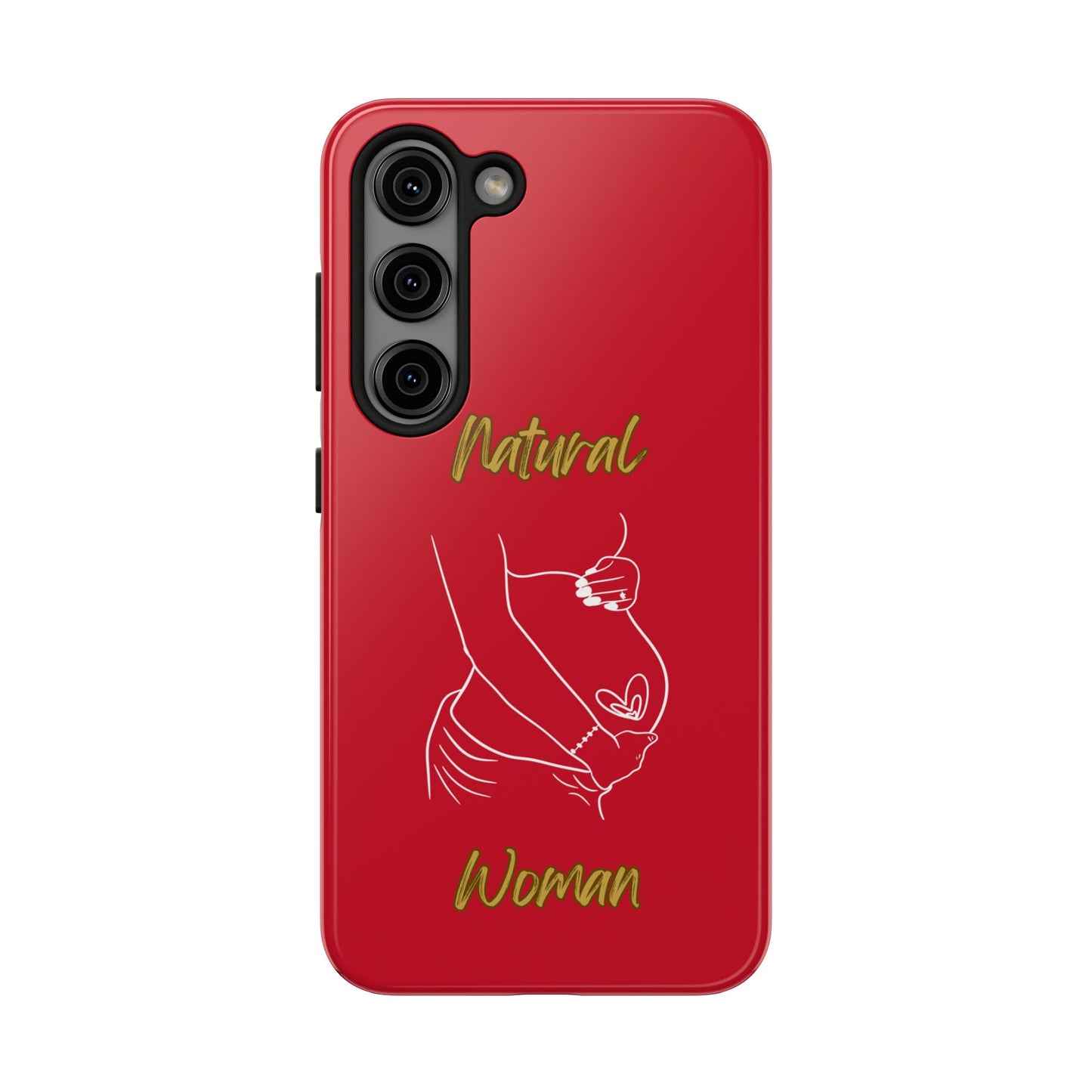 Natural Woman Loved In & Out (WL)Tough Phone Cases DARK RED