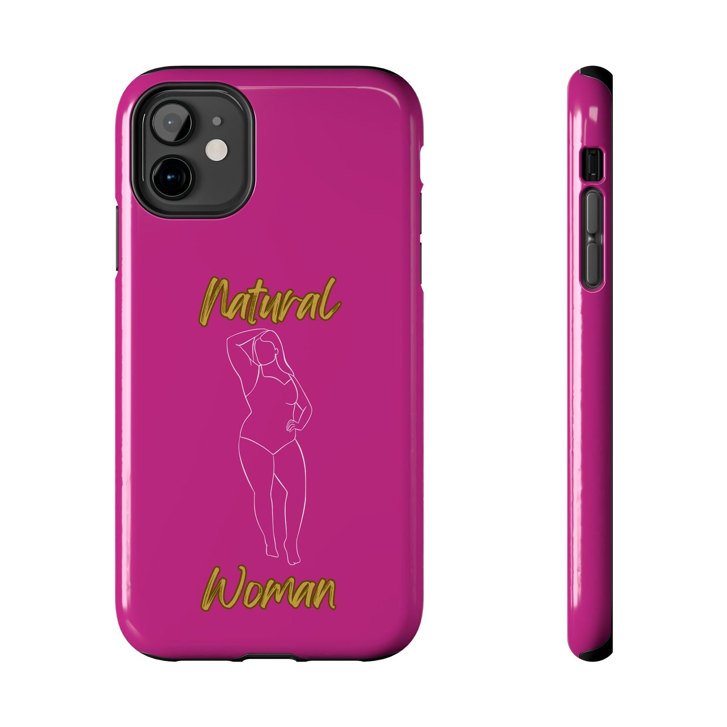 Natural Woman Looking Good (WL)Tough Phone Cases PINK