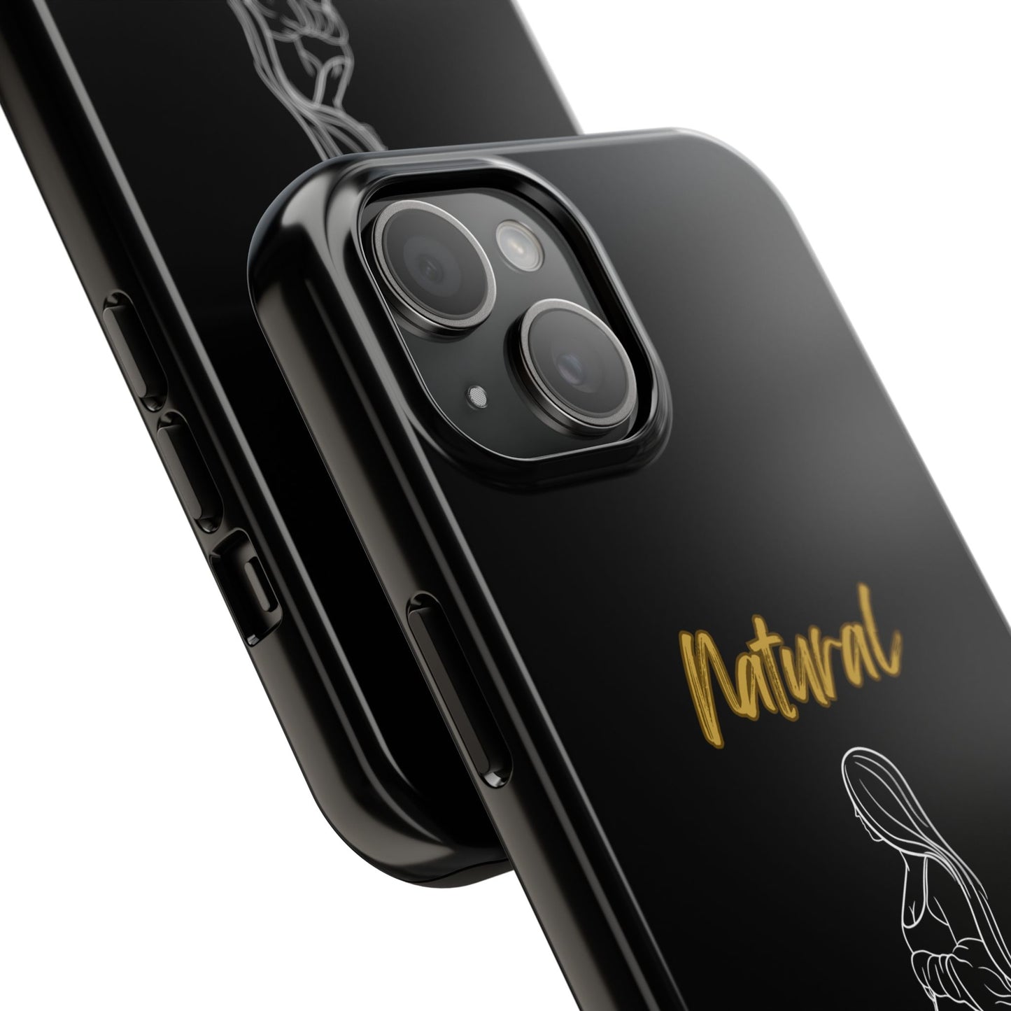 Natural Woman Expecting (WL)Tough Phone Cases BLACK