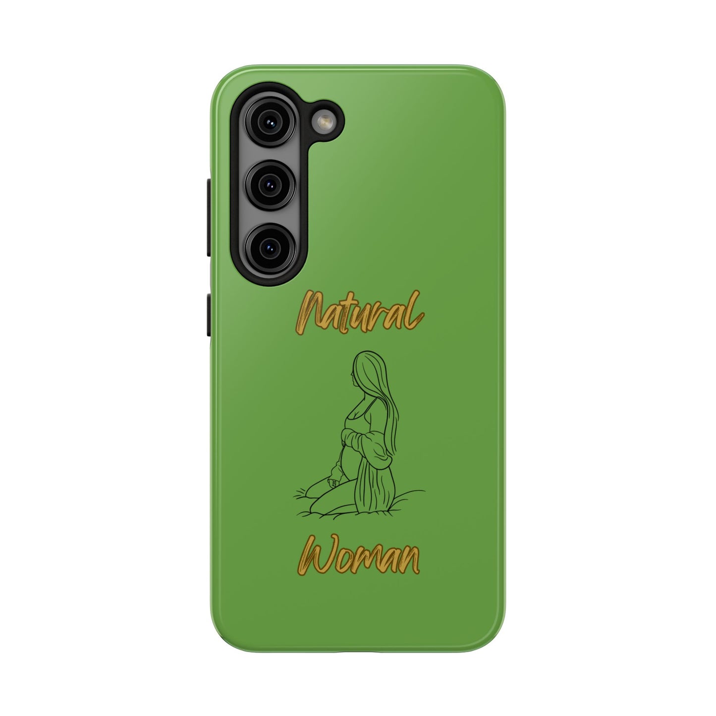 Natural Woman Expecting (BL)Tough Phone Cases GREEN