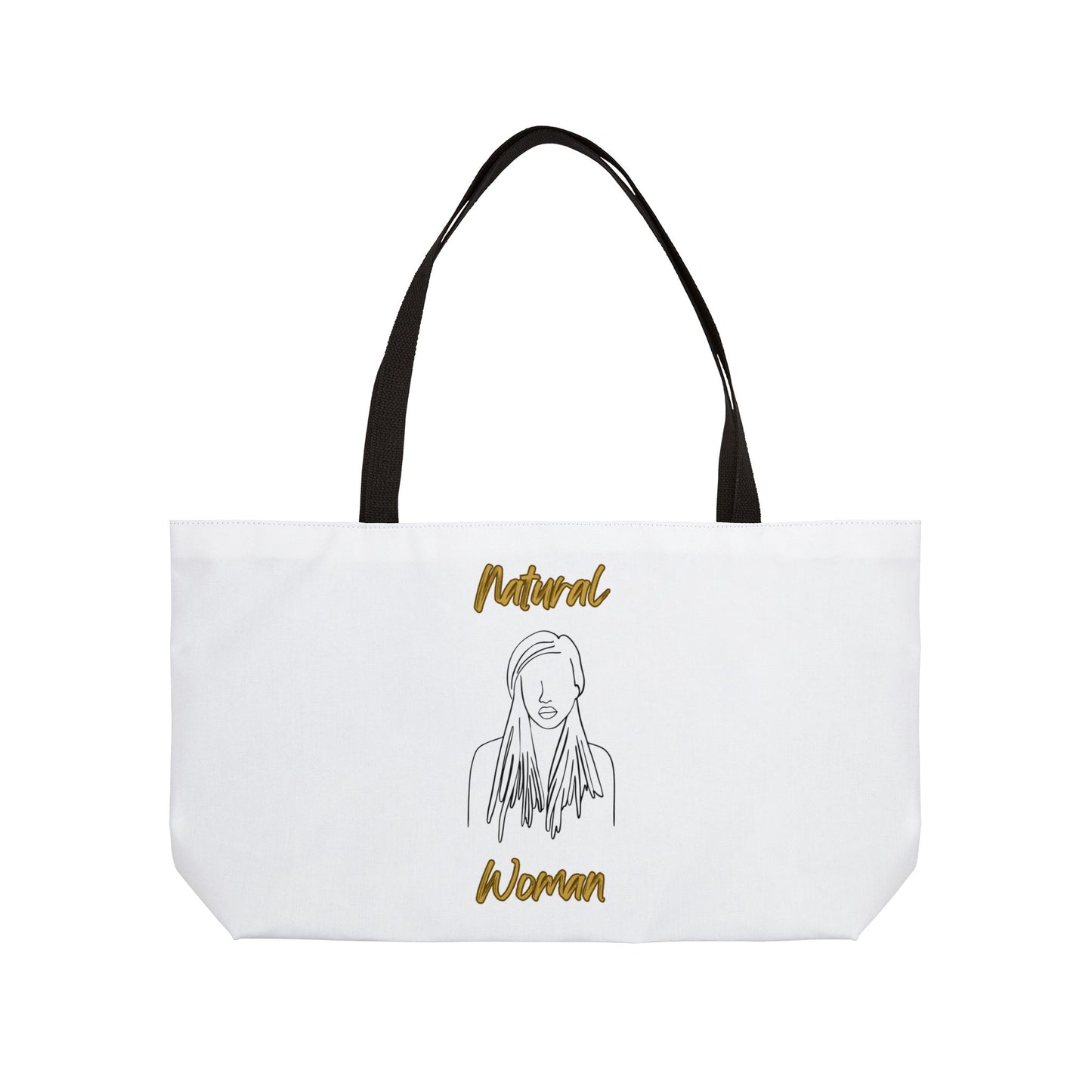 Natural Woman Content (BL) Weekender Tote Bag WHITE