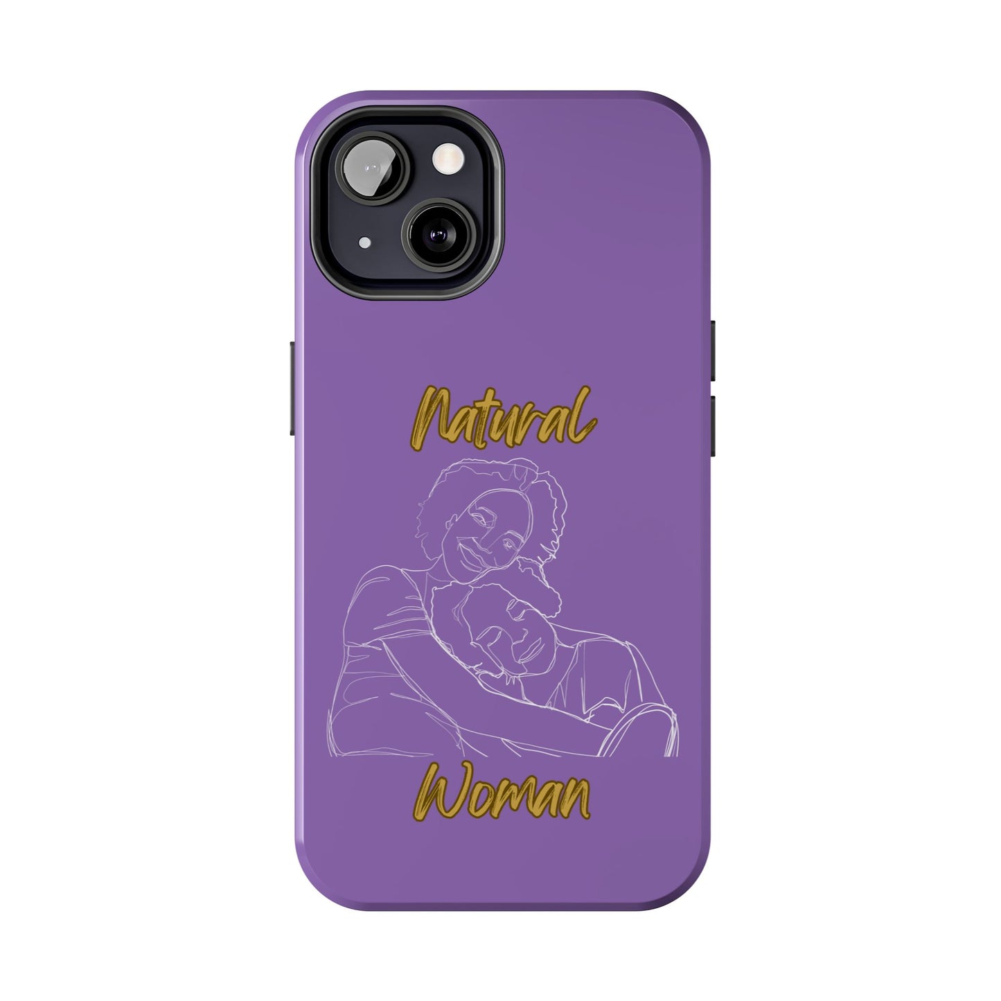 Natural Woman Loving Embrace (WL)Tough Phone Cases LIGHT PURPLE