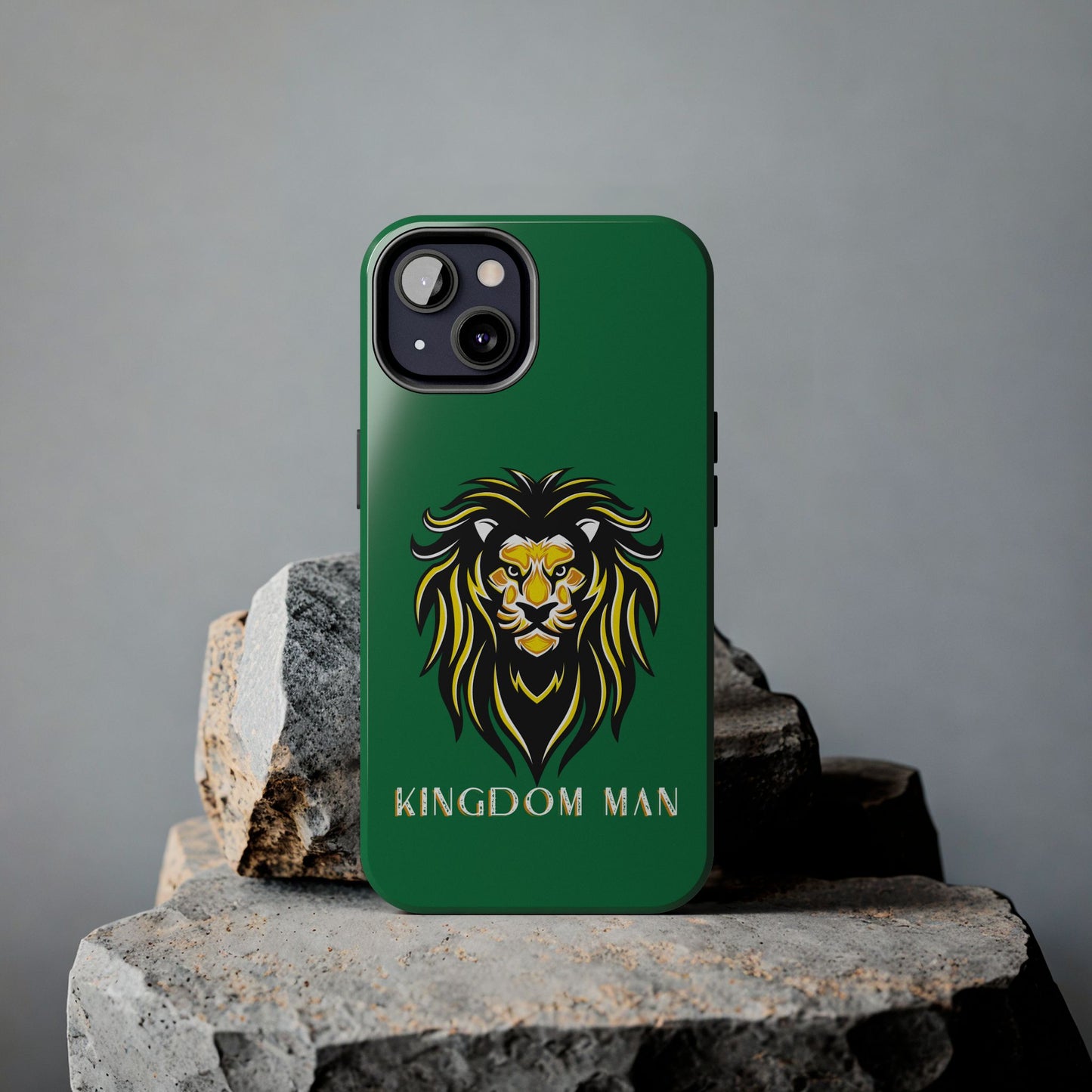 Kingdom Man (White-Gold Label) Tough Phone Case DARK GREEN