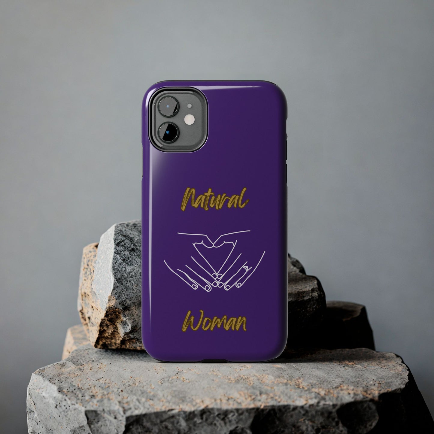 Natural Woman I Love You (WL)Tough Phone Cases PURPLE