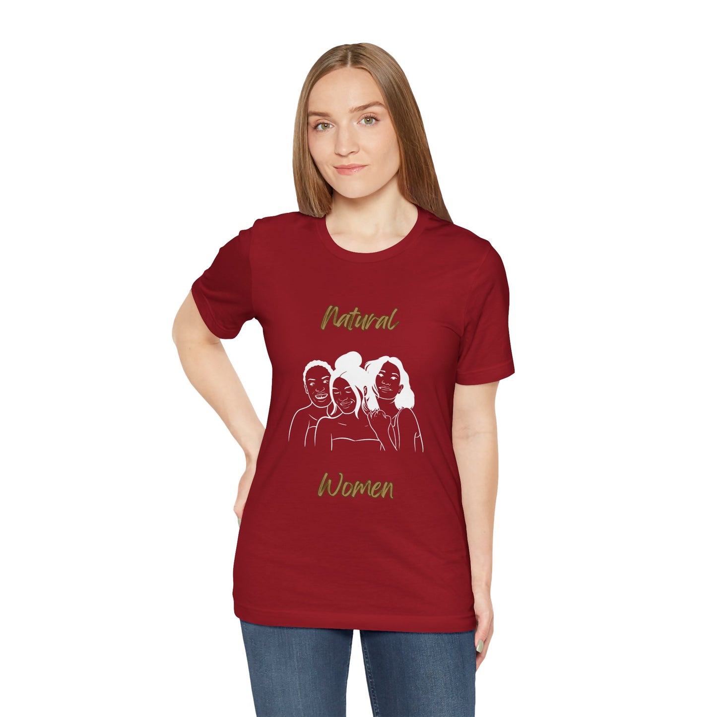 Natural Woman Laughing Friends (WL) Short Sleeve T-Shirt