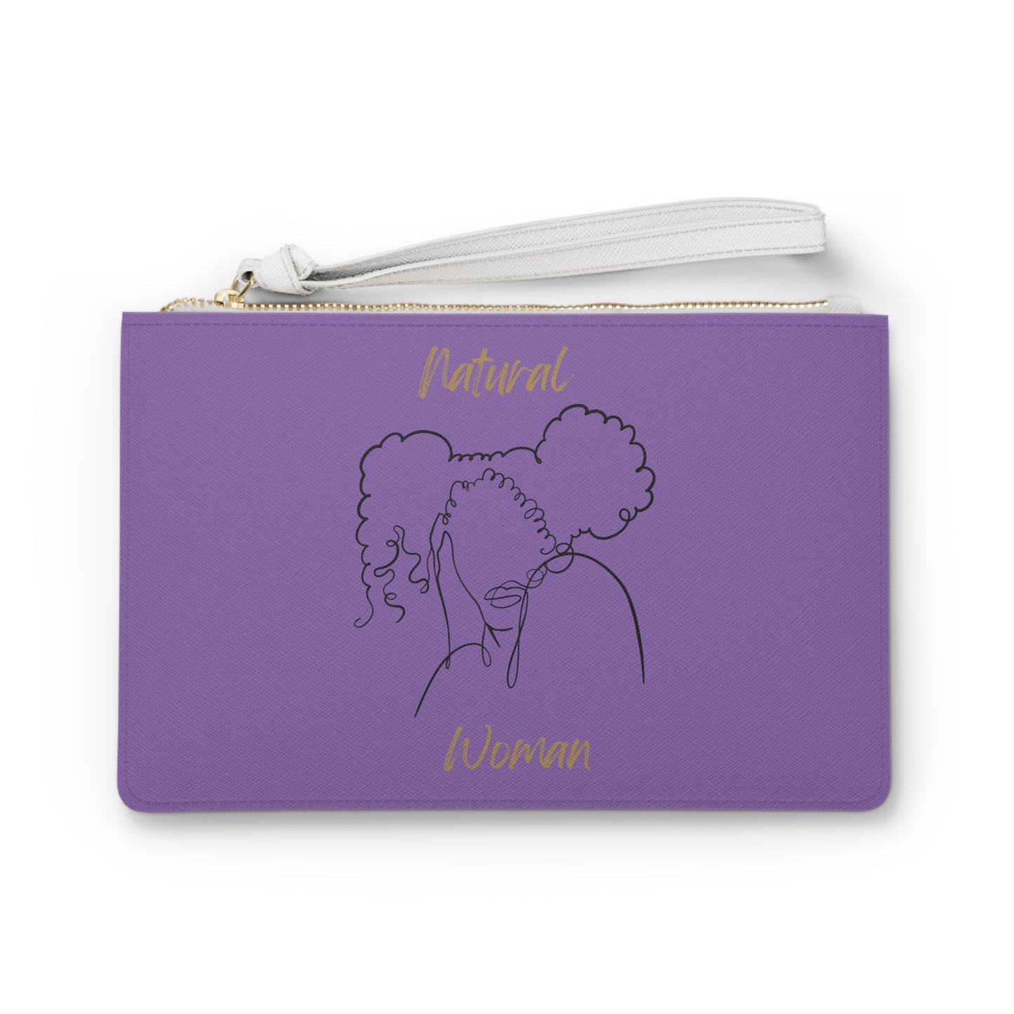 Natural Woman Twin Puffs (BL) Clutch Bag LIGHT PURPLE