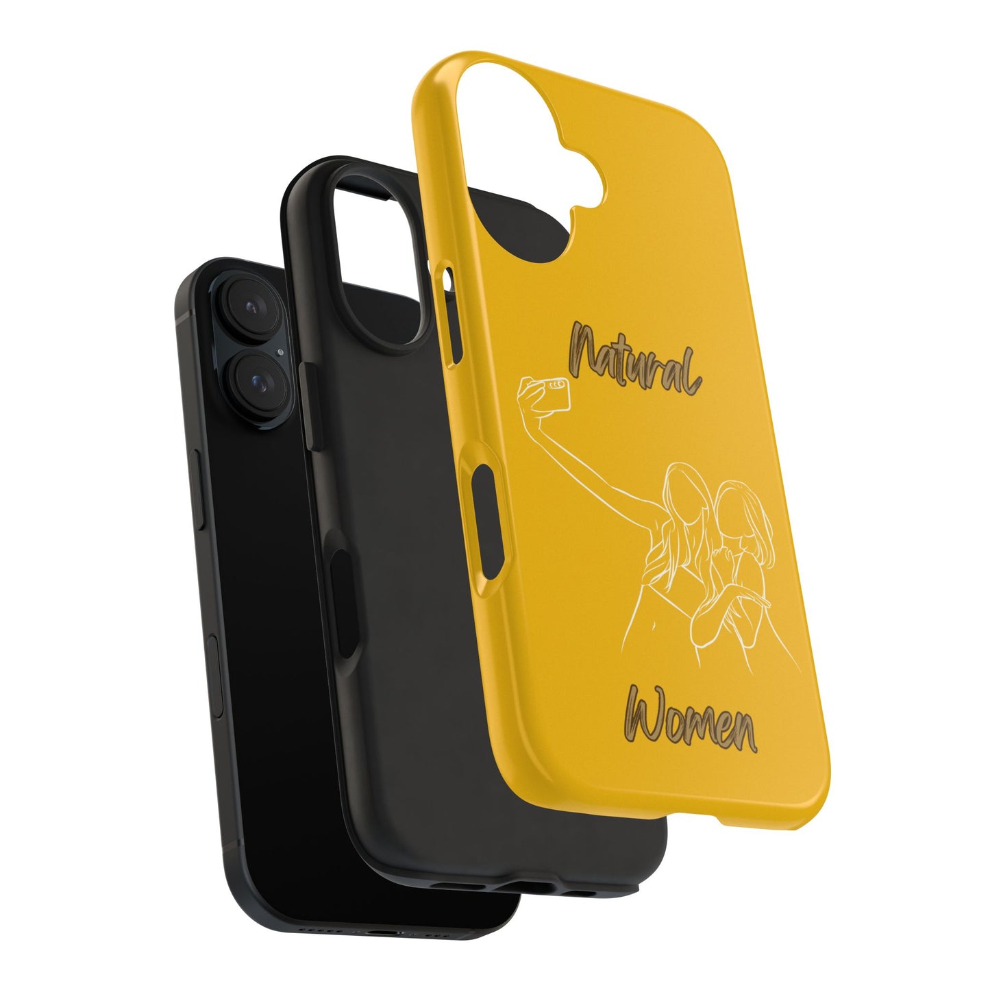 Natural Woman Friends Selfie (WL)Tough Phone Cases YELLOW