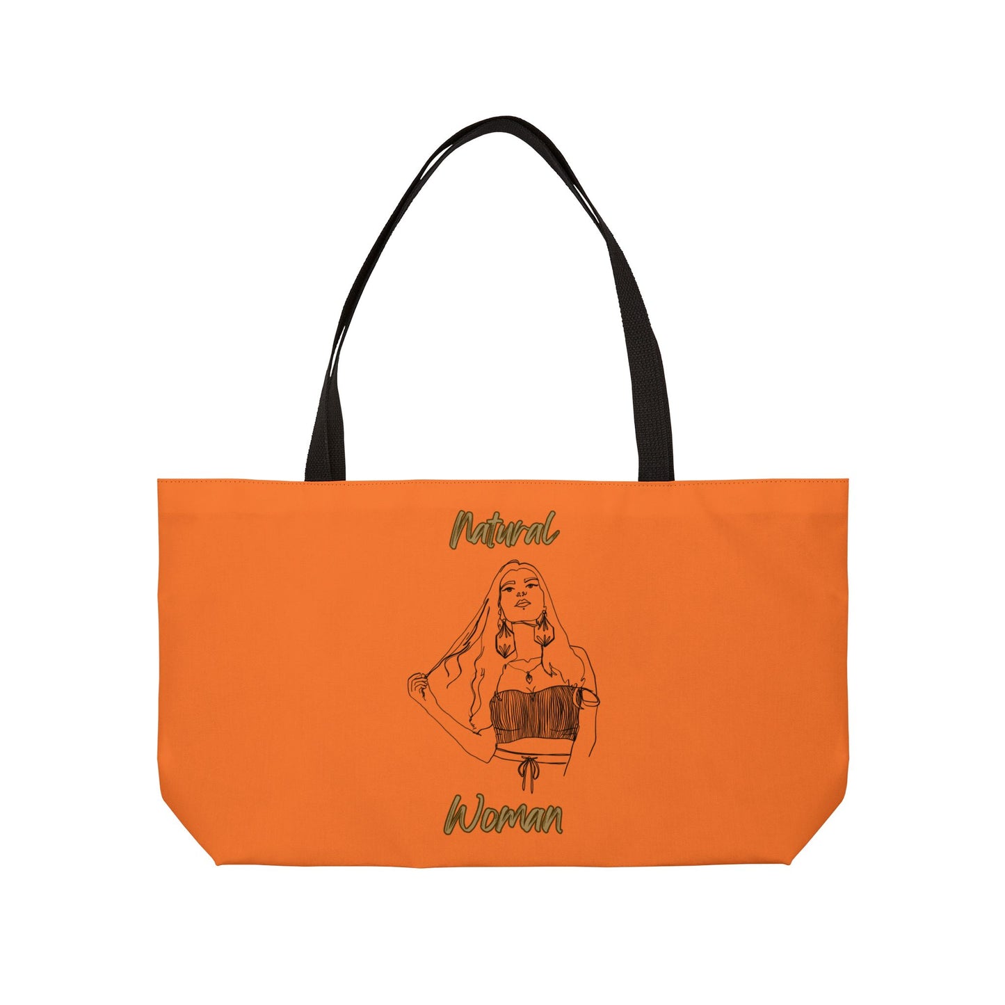 Natural Woman Thinking (BL) Weekender Tote Bag CRUSTA