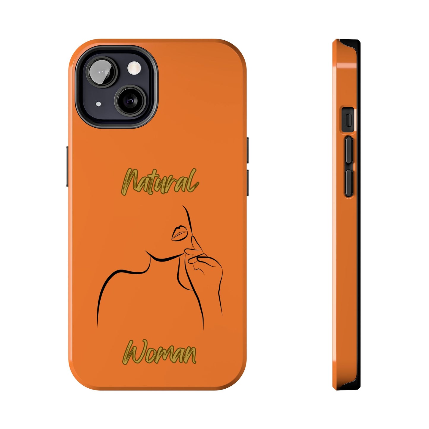 Natural Woman Chin Up (BL)Tough Phone Cases CUSTA