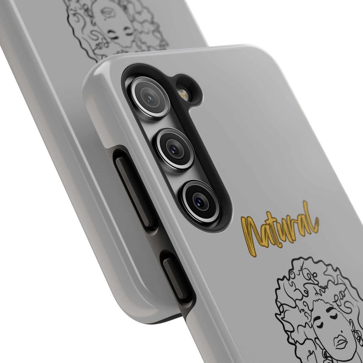Natural Woman All About Me (BL)Tough Phone Cases LIGHT GREY