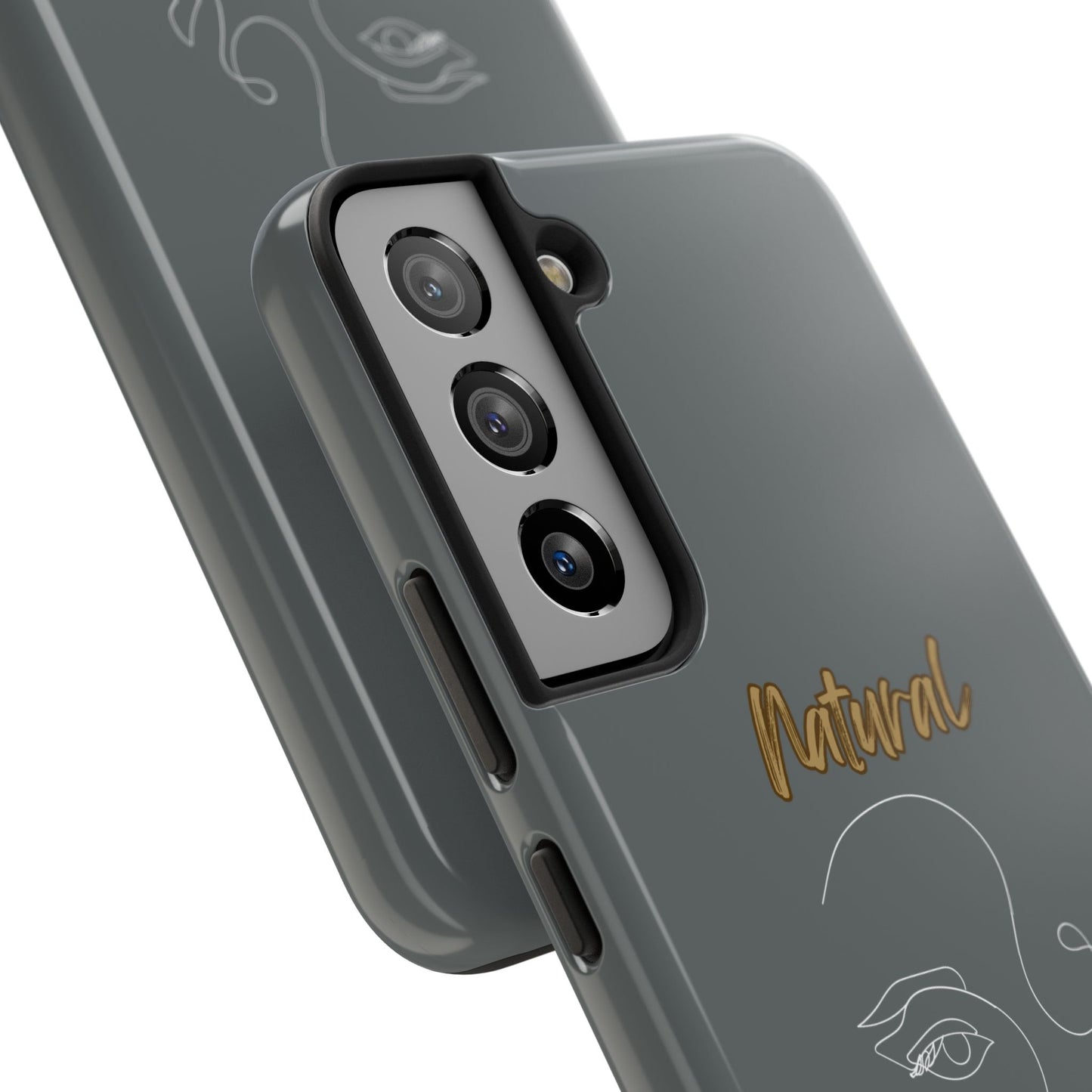 Natural Woman Looking (WL) Tough Phone Cases DARK GREY