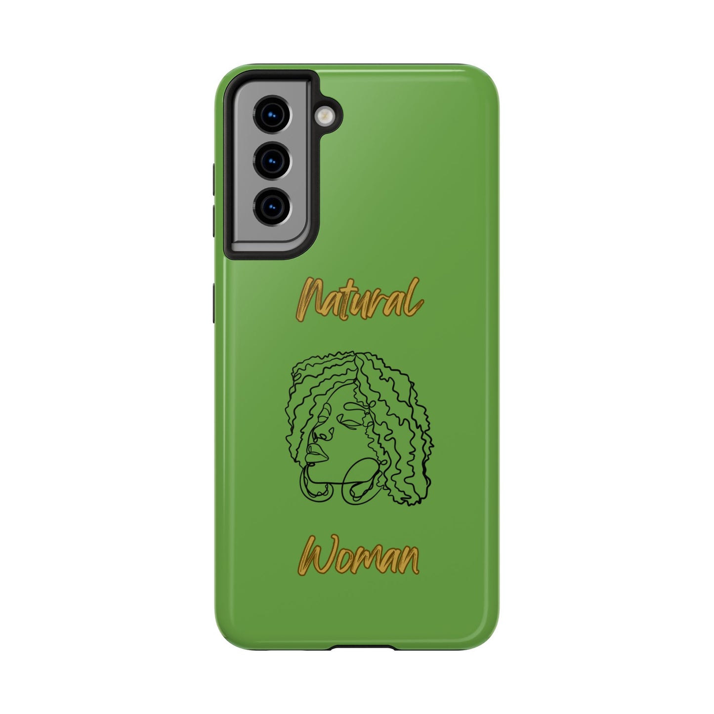 Natural Woman Naturally Me (BL)Tough Phone Cases GREEN
