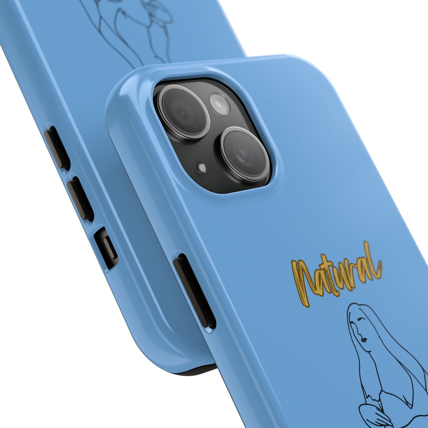 Natural Woman Full Beauty (BL)Tough Phone Cases LIGHT BLUE