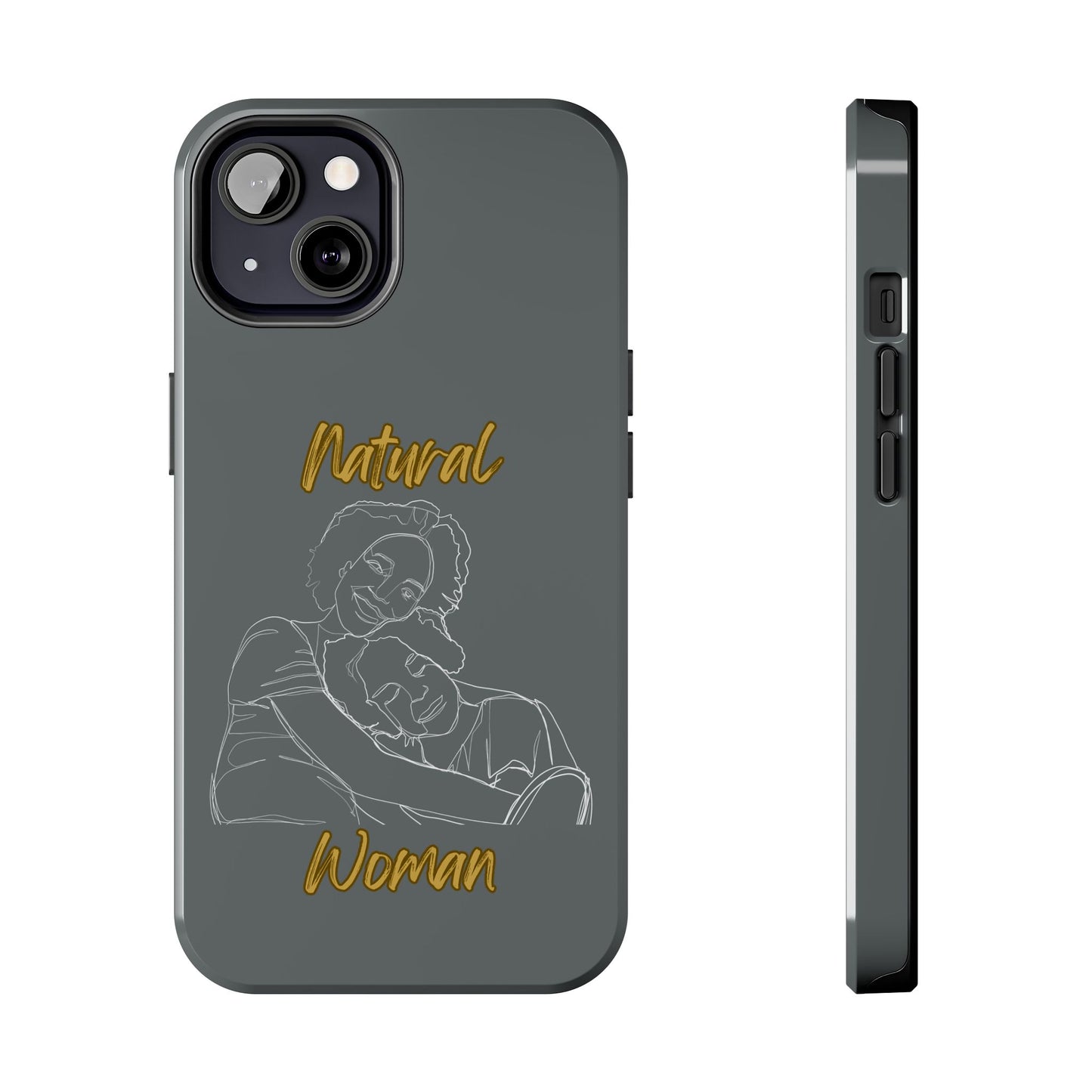 Natural Woman Loving Embrace (WL)Tough Phone Cases DARK GREY
