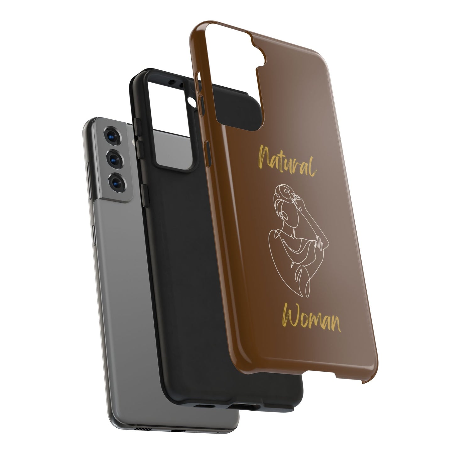 Natural Woman Style (WL)Tough Phone Cases BROWN