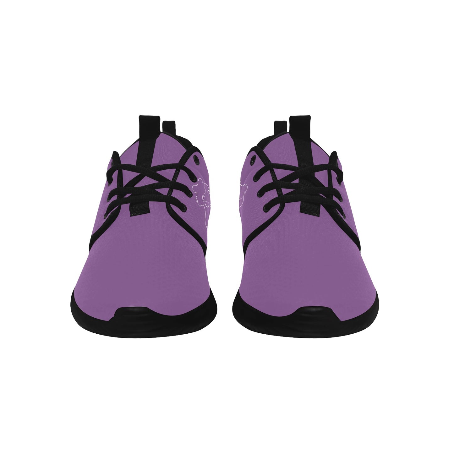 Natural Woman TWISTS (WL) PURPLE w/ Black Sole Sneakers