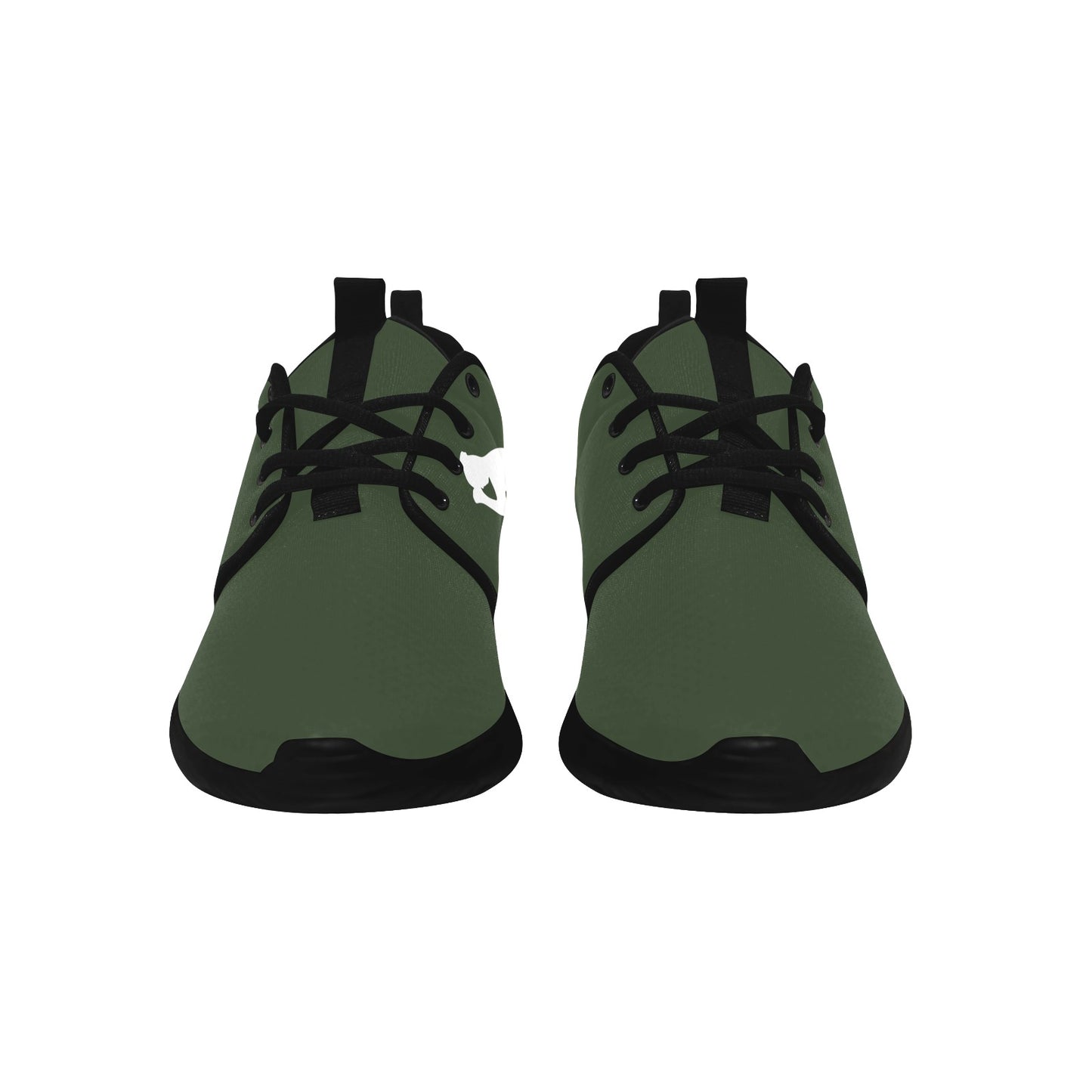 Natural Woman PRAY (WL) DARK GREEN w/ Black Sole Sneakers