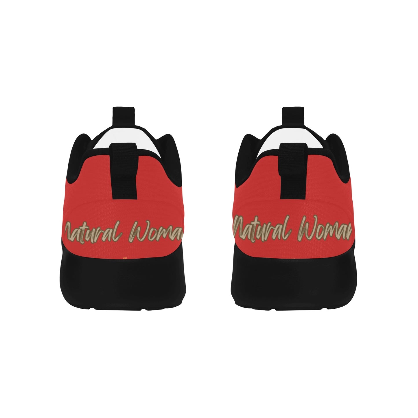 Natural Woman PRAY (BL) RED w/ Black Sole Sneakers