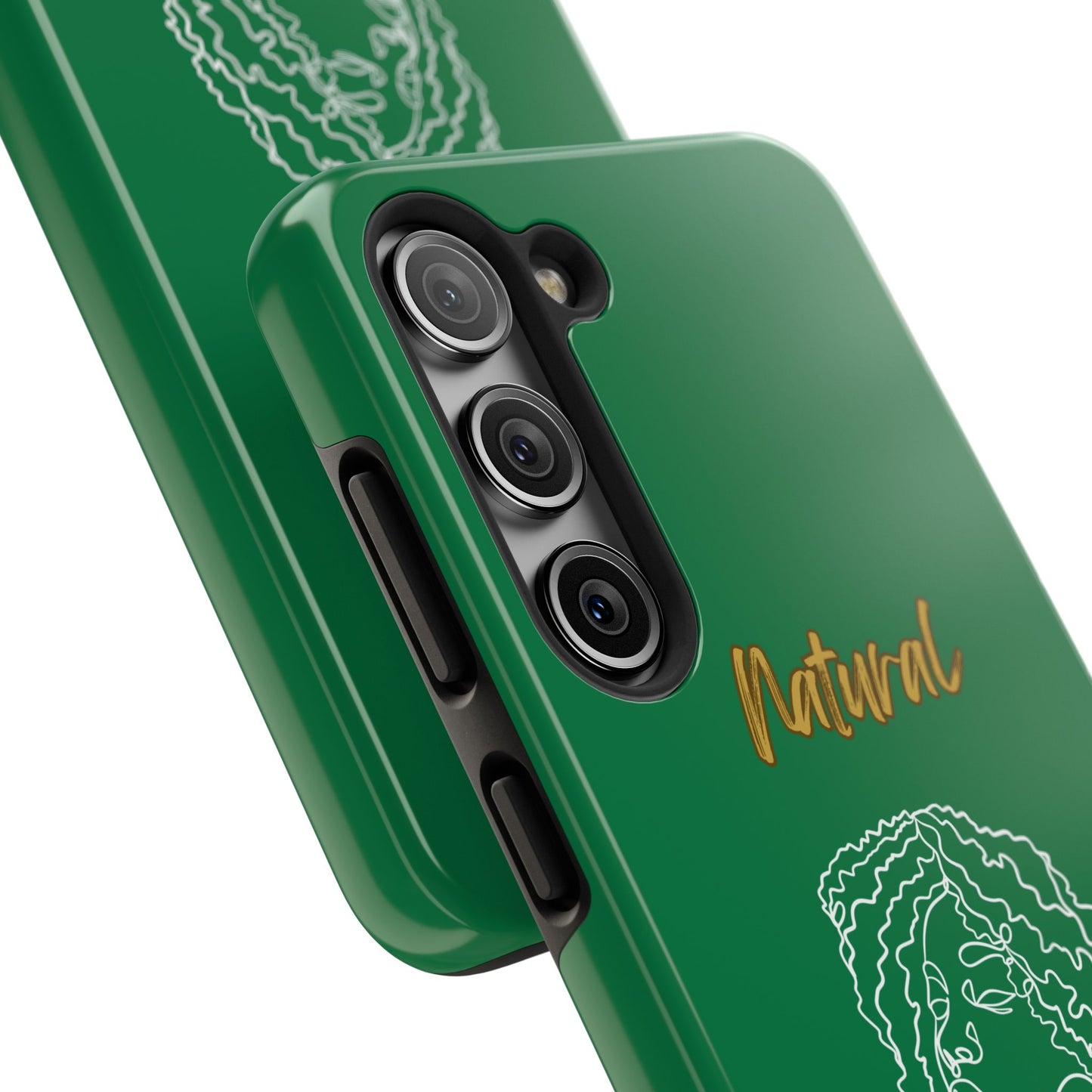 Natural Woman Naturally Me (WL)Tough Phone Cases DARK GREEN