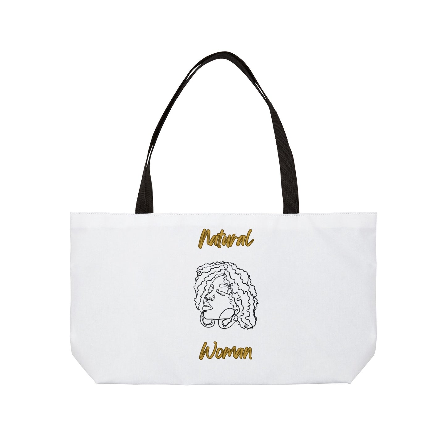 Natural Woman Naturally Me (BL) Weekender Tote Bag WHITE