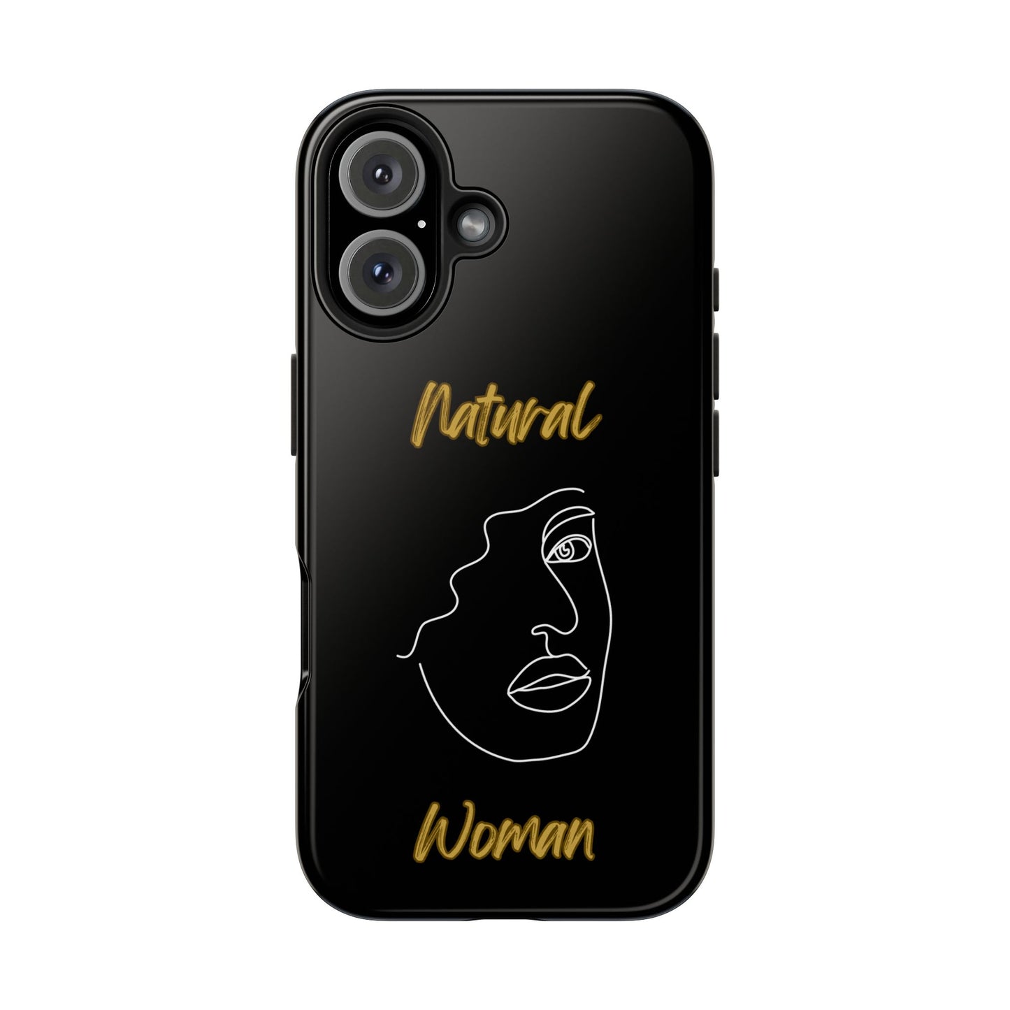 Natural Woman Peekaboo (WL)Tough Phone Cases BLACK