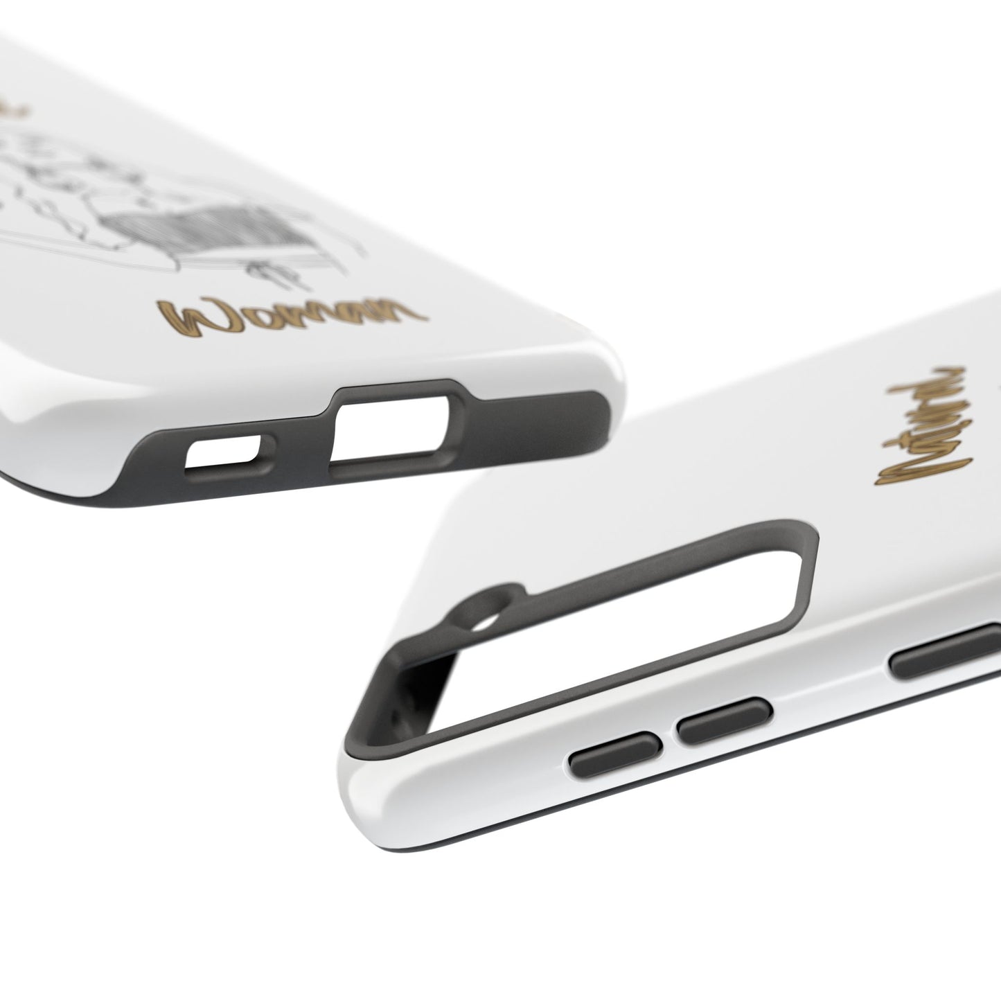 Natural Woman Thinking (BL)Tough Phone Cases WHITE