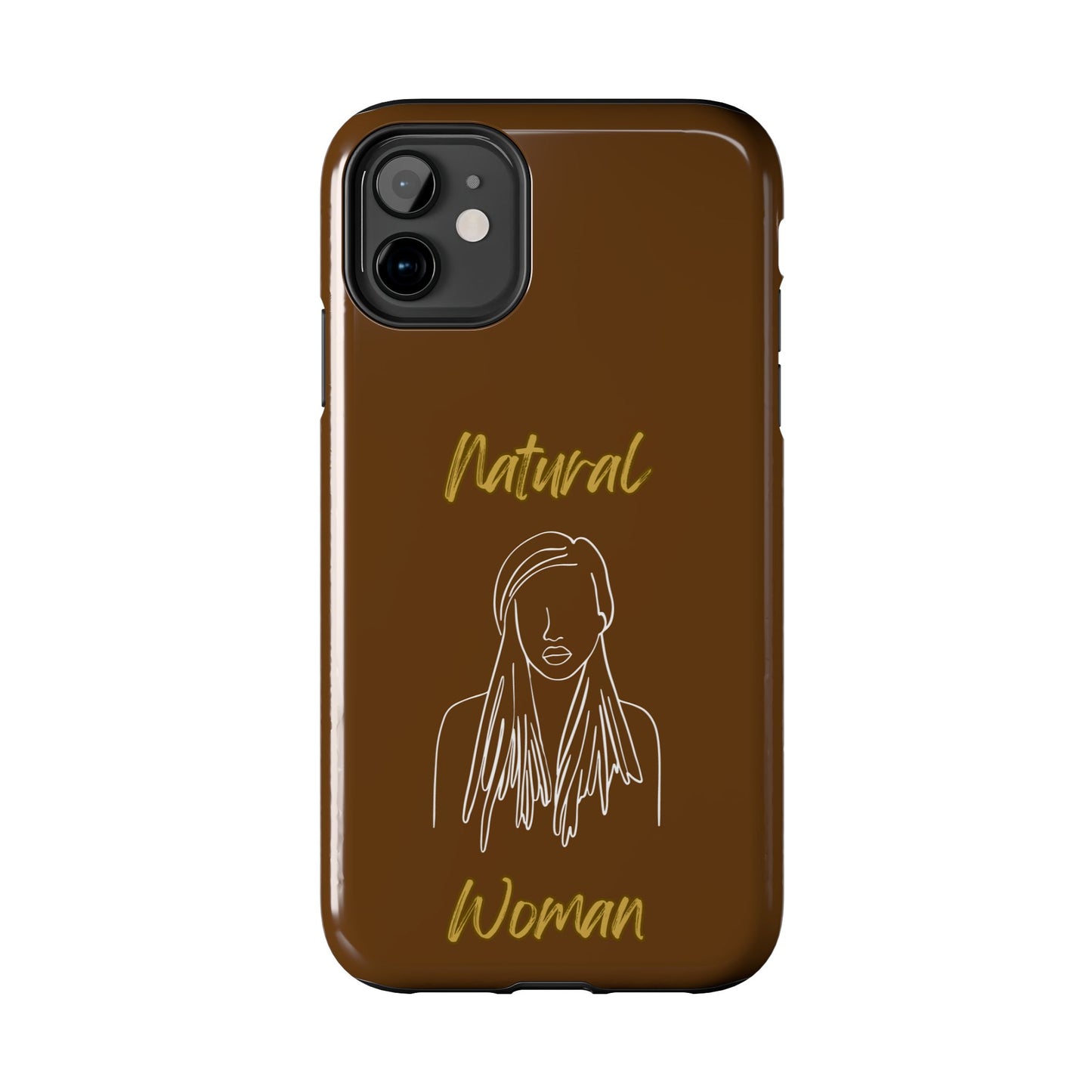 Natural Woman Content (WL)Tough Phone Cases BROWN