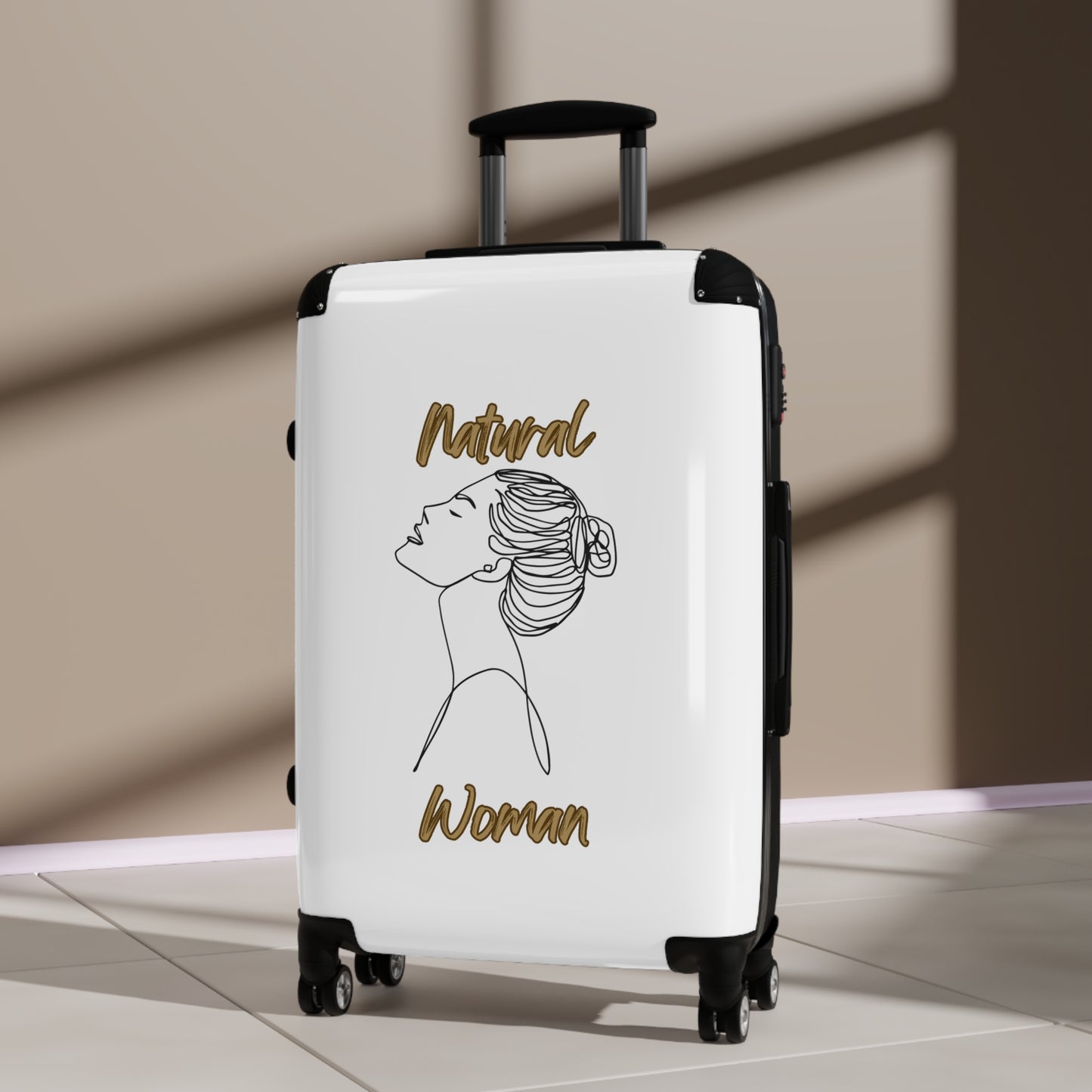 Natural Woman Wet Bun (BL) Suitcase WHITE