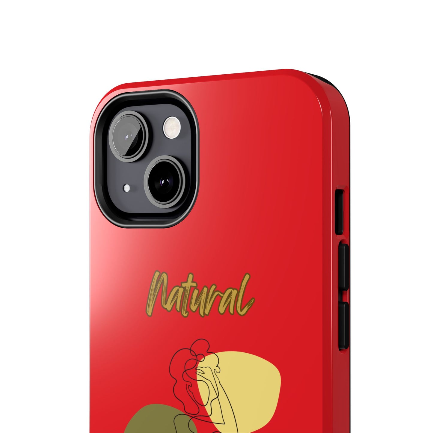 Natural Woman Colorful Pose (BL)Tough Phone Cases RED