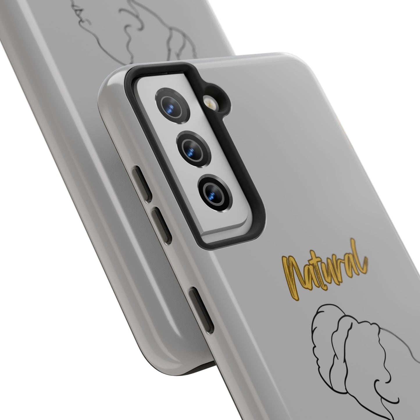 Natural Woman Mixed (BL)Tough Phone Cases LIGHT GREY