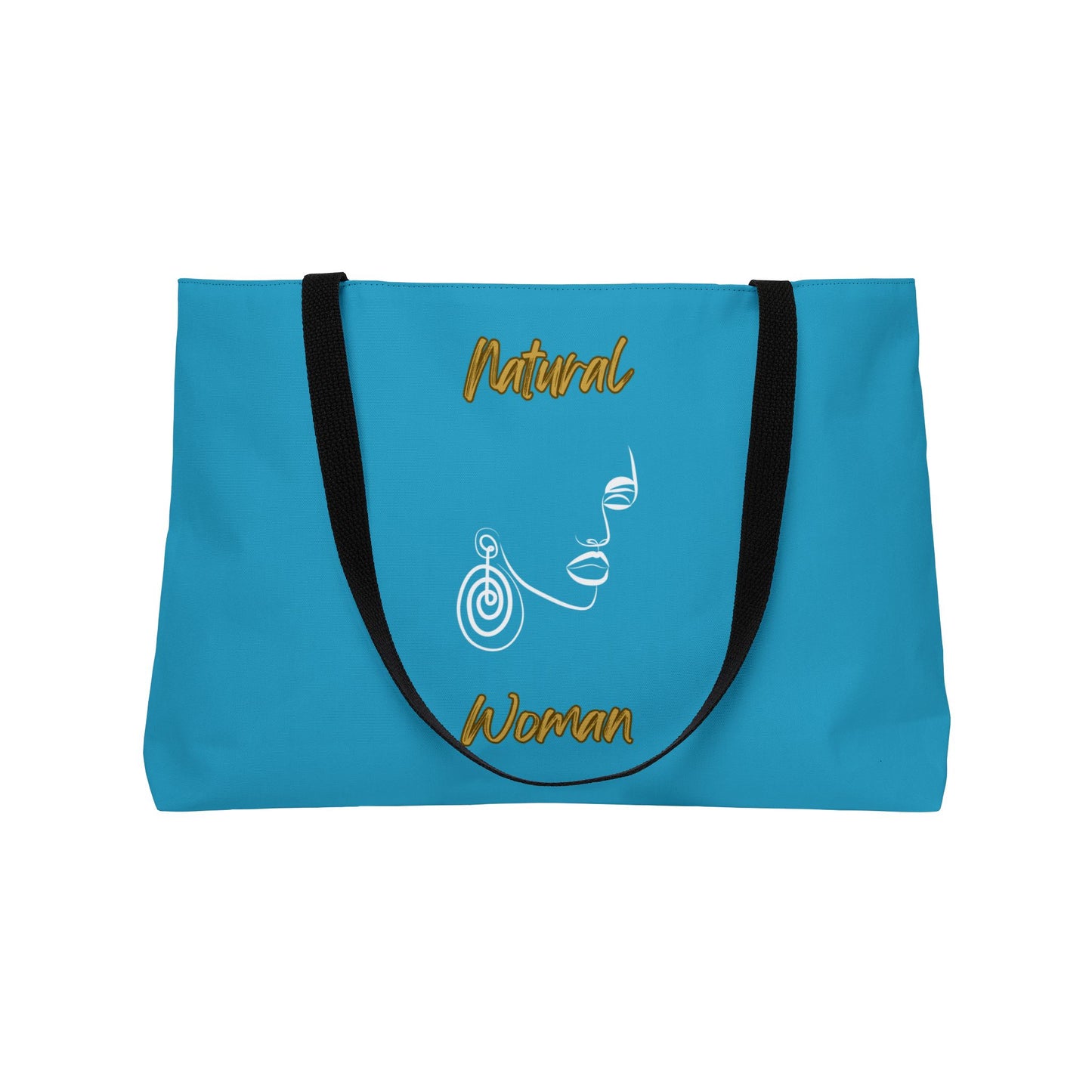 Natural Woman Music In My Soul (WL) Weekender Tote Bag TURQUOISE