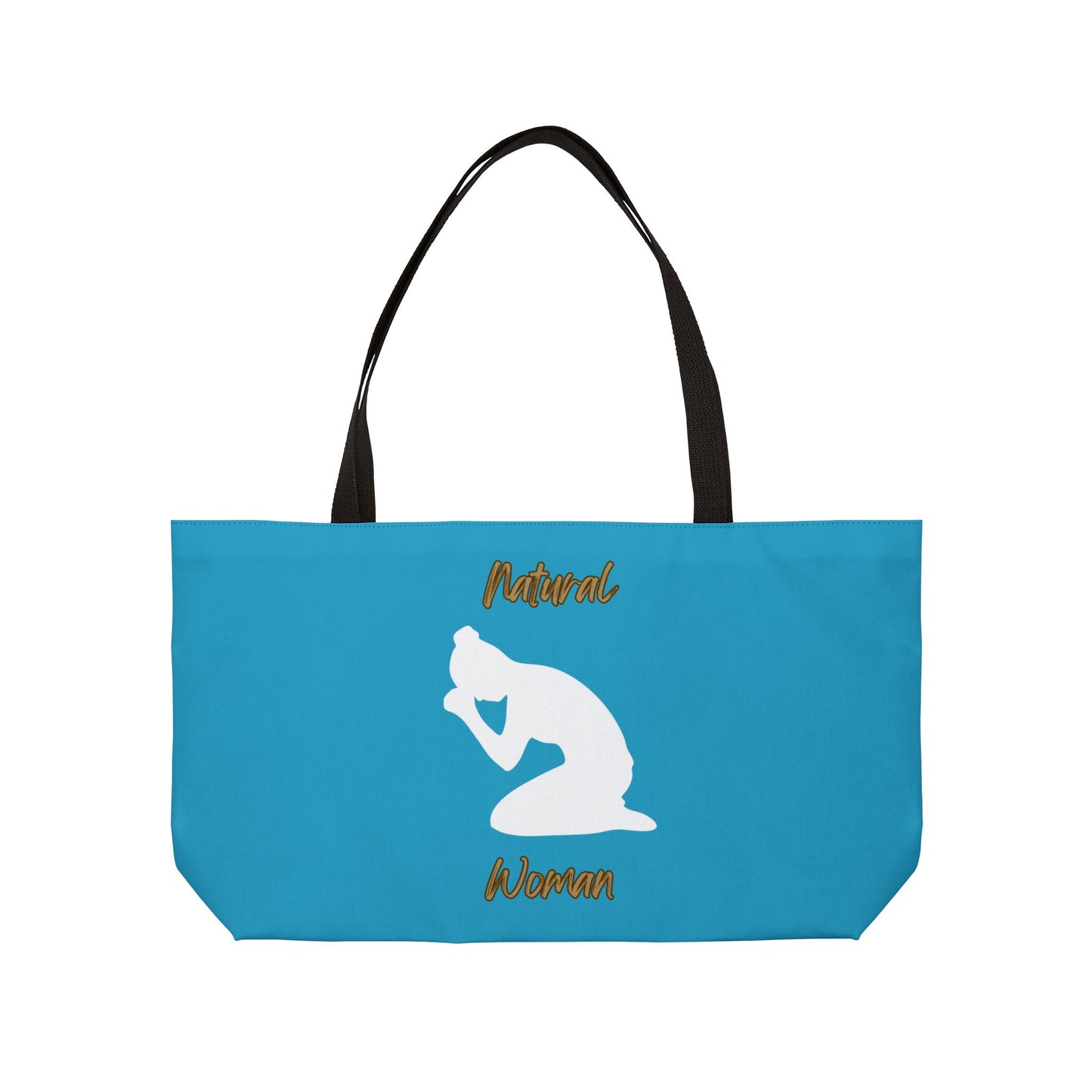 Natural Woman Pray (WL) Weekender Tote Bag TURQUOISE