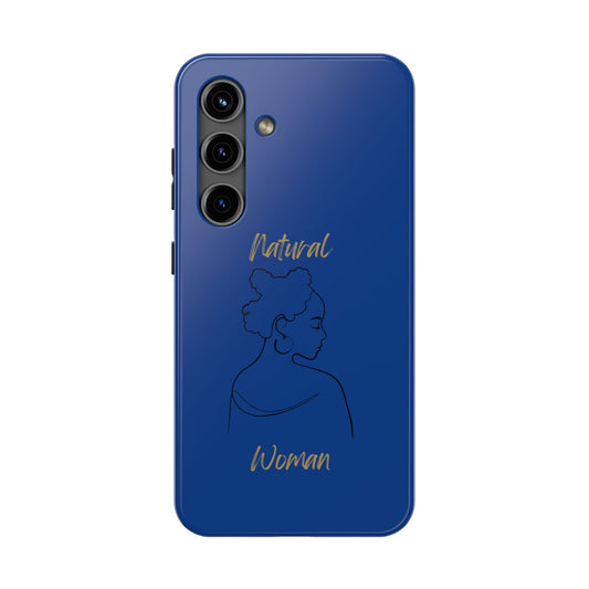 Natural Woman Twists (BL) Tough Phone Cases DARK BLUE