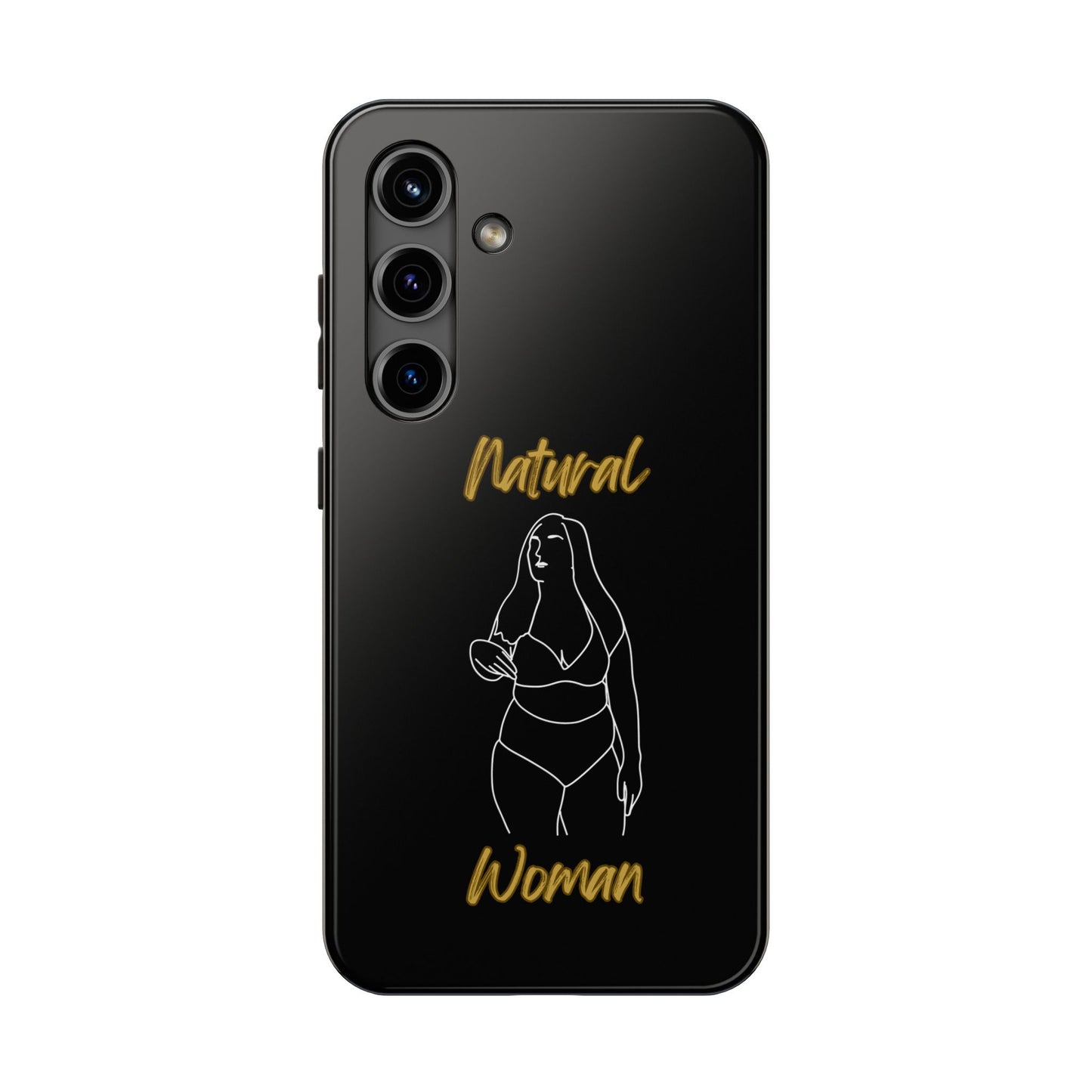 Natural Woman Full Beauty (WL)Tough Phone Cases BLACK