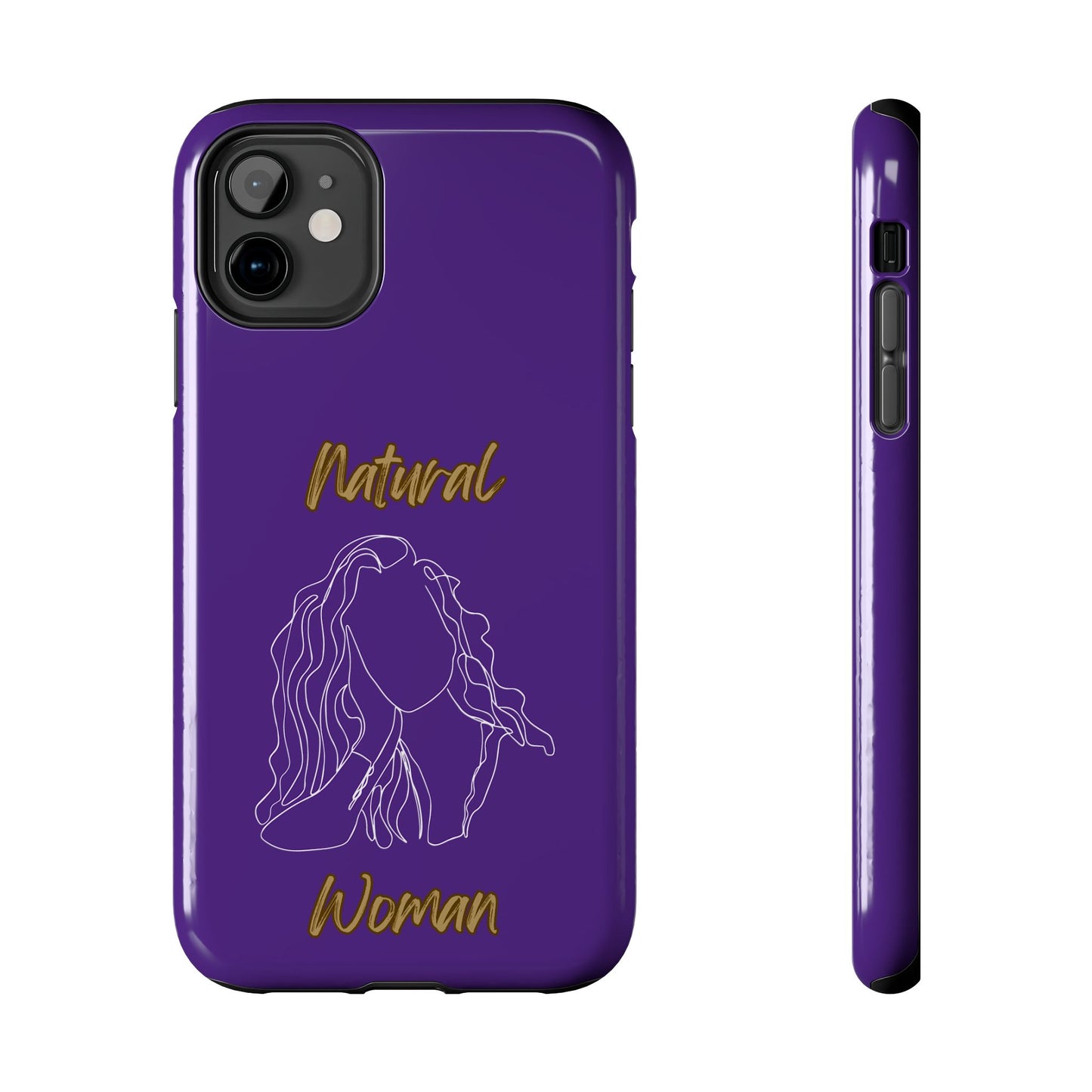 Natural Woman Relaxed (WL) Tough Phone Cases PURPLE