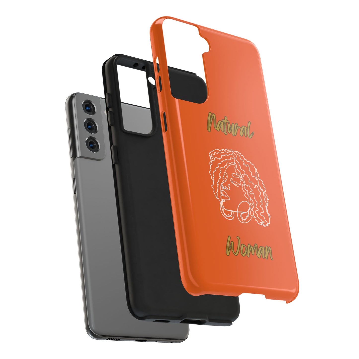 Natural Woman Naturally Me (WL)Tough Phone Cases ORANGE