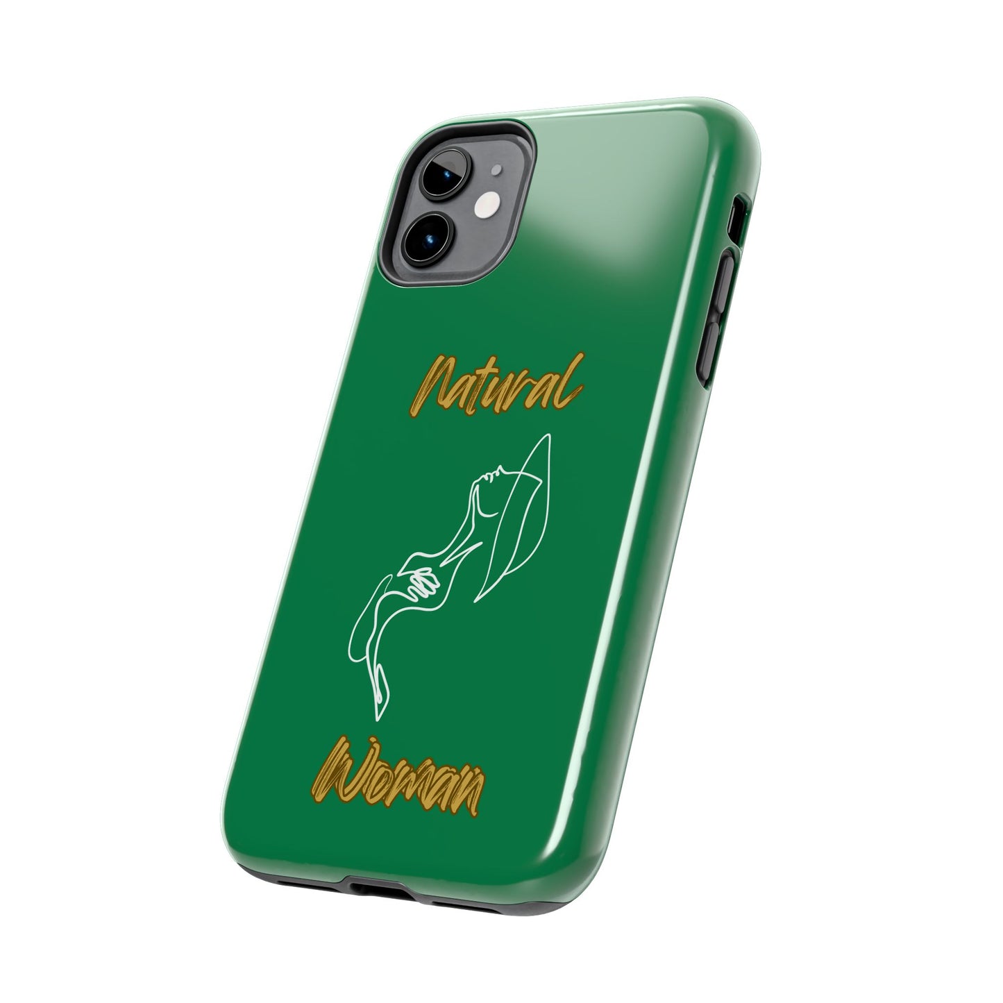 Natural Woman Free (WL)Tough Phone Cases DARK GREEN